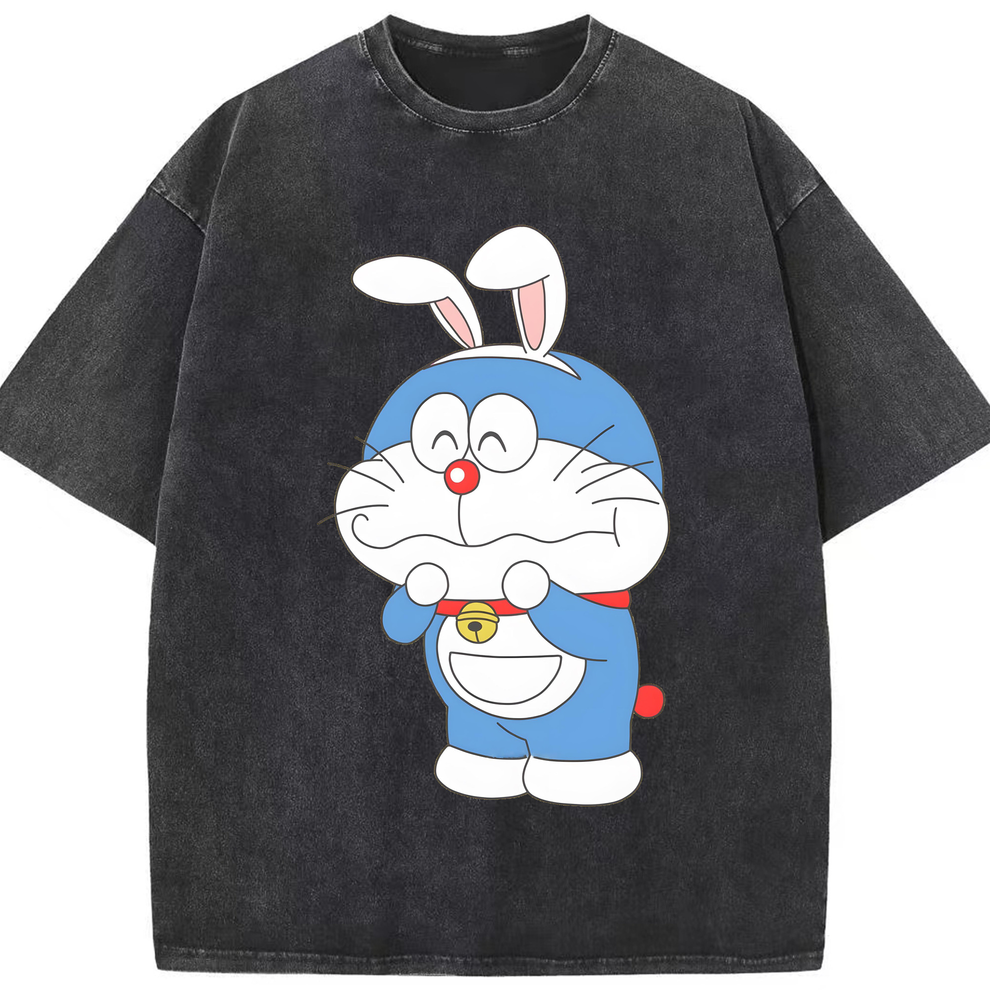（画像用） ドラえもん Doraemon 綿100% ヴィンテージ風 半袖Tシャツ（フロントプリント）