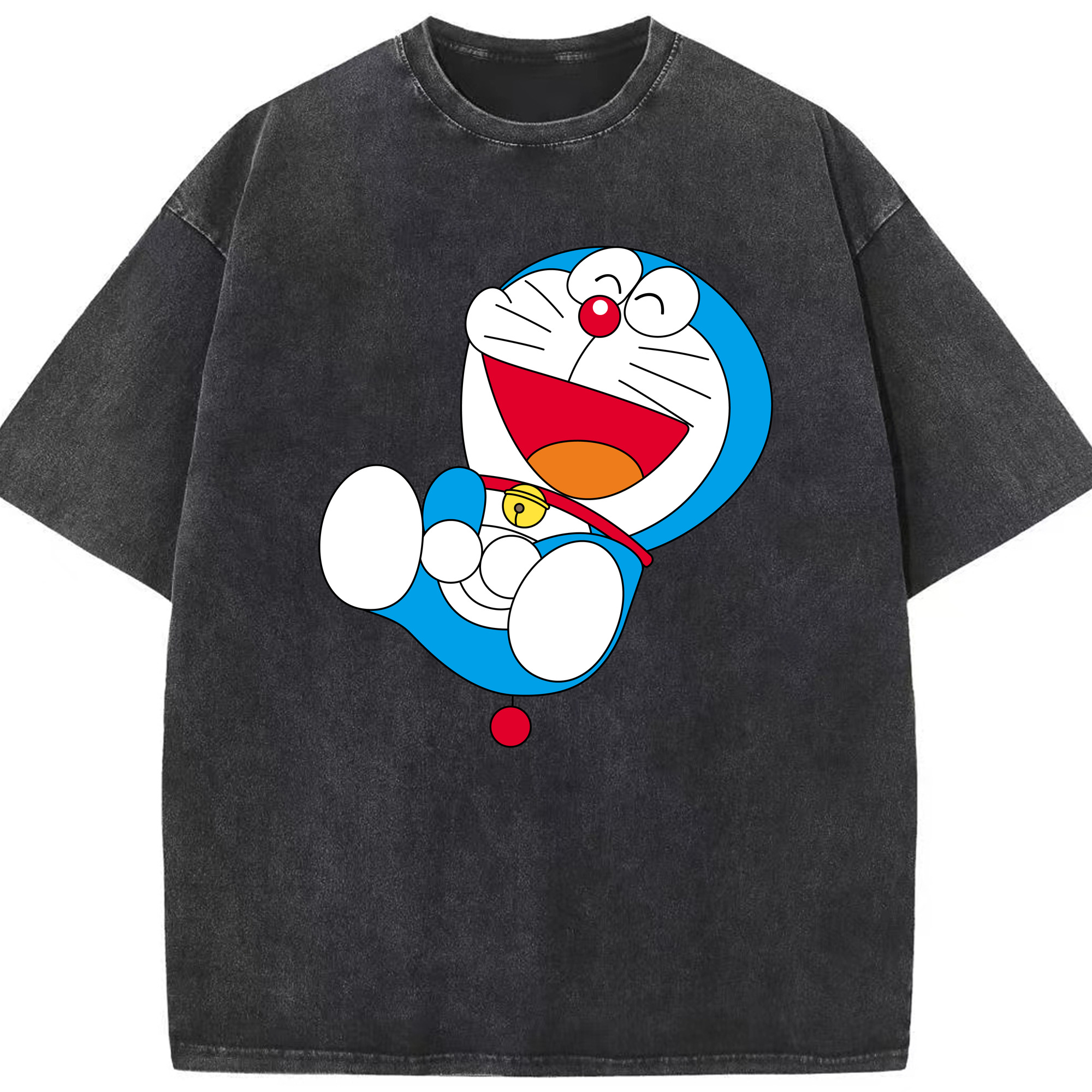 （画像用） ドラえもん Doraemon 綿100% ヴィンテージ風 半袖Tシャツ（フロントプリント）