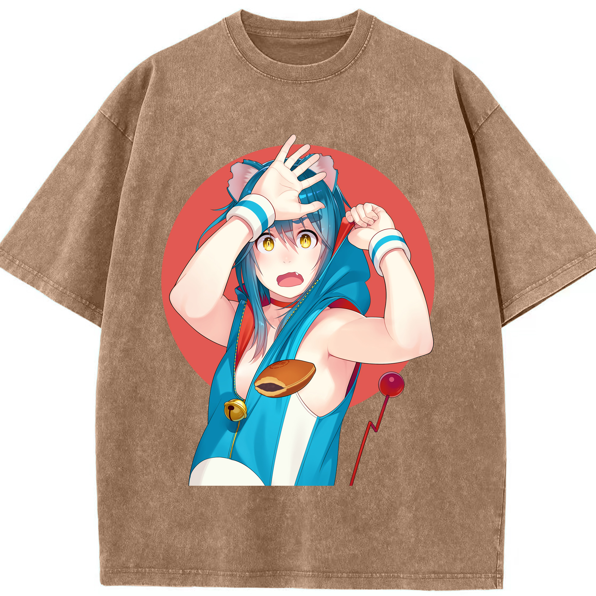 （画像用） ドラえもん Doraemon 綿100% ヴィンテージ風 半袖Tシャツ（フロントプリント）