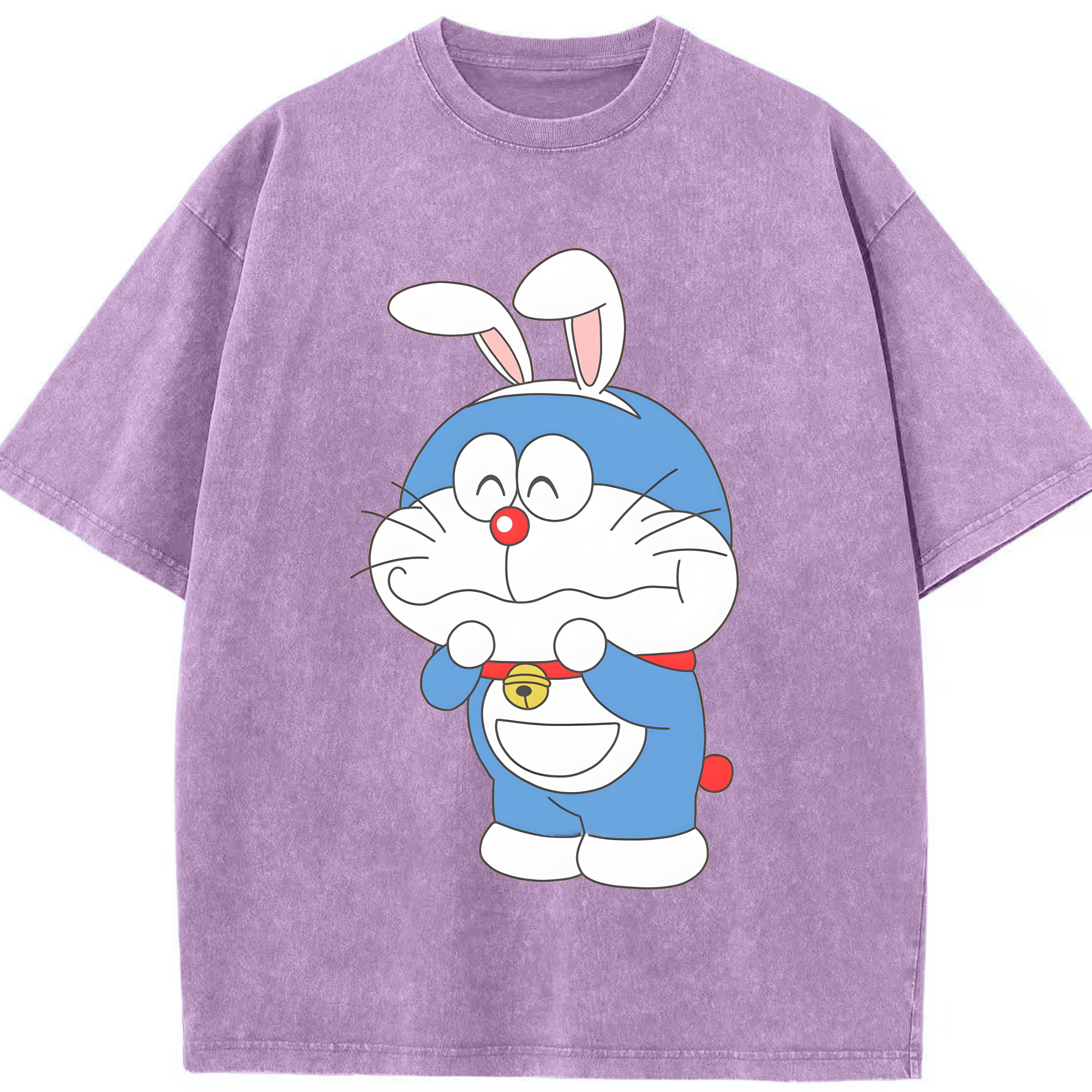 （画像用） ドラえもん Doraemon 綿100% ヴィンテージ風 半袖Tシャツ（フロントプリント）