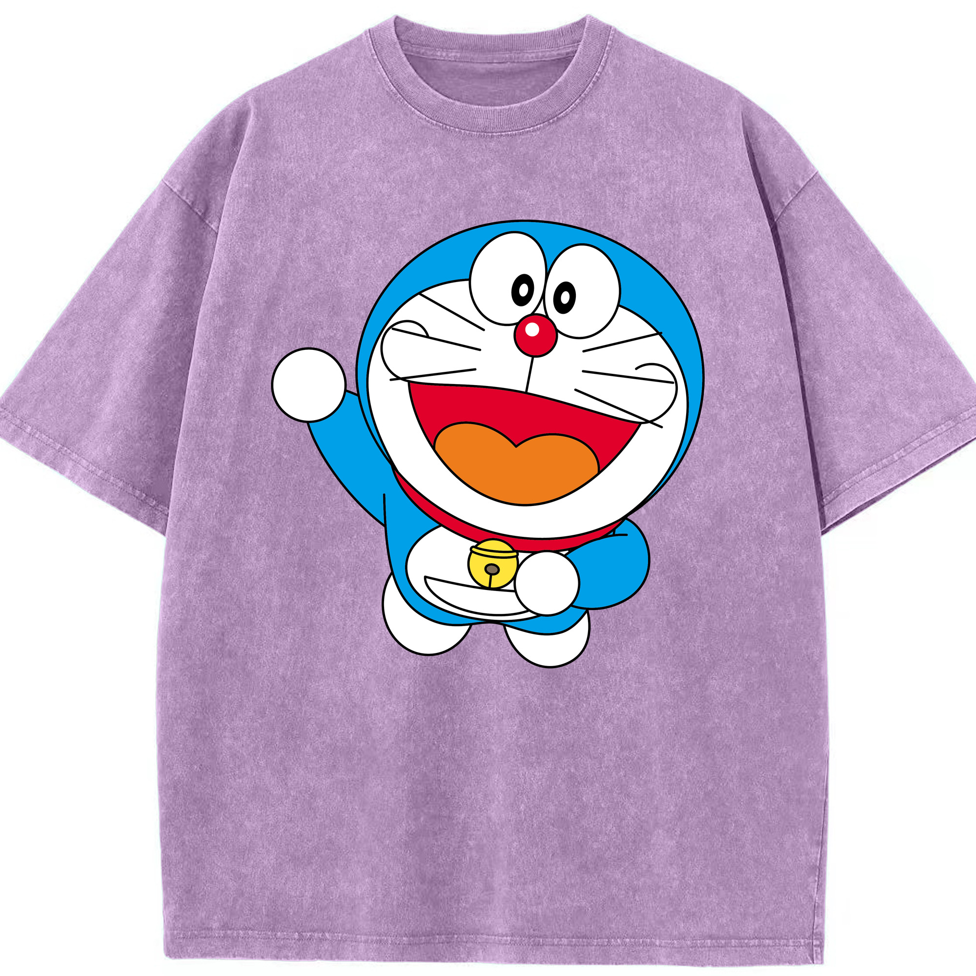 （画像用） ドラえもん Doraemon 綿100% ヴィンテージ風 半袖Tシャツ（フロントプリント）