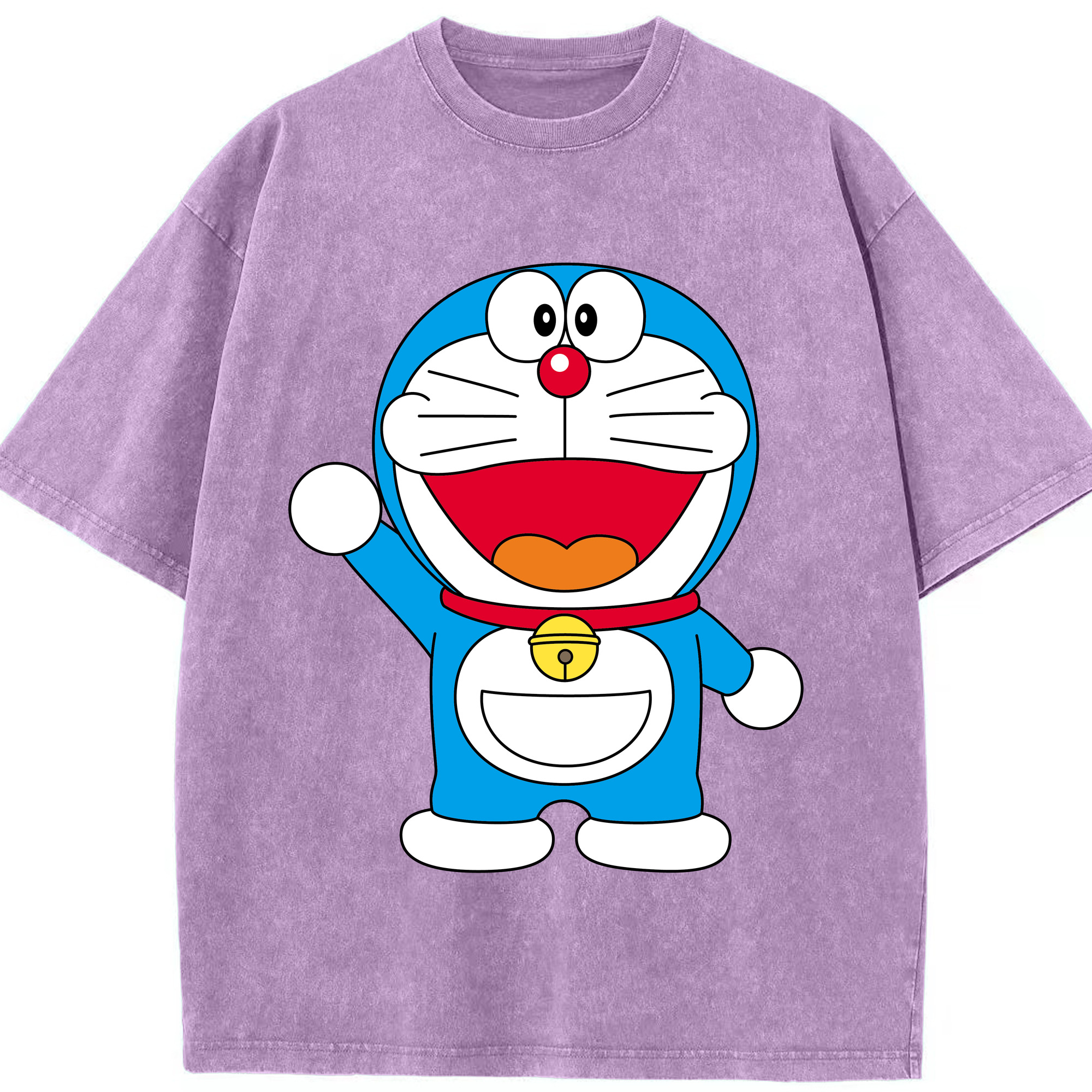 （画像用） ドラえもん Doraemon 綿100% ヴィンテージ風 半袖Tシャツ（フロントプリント）