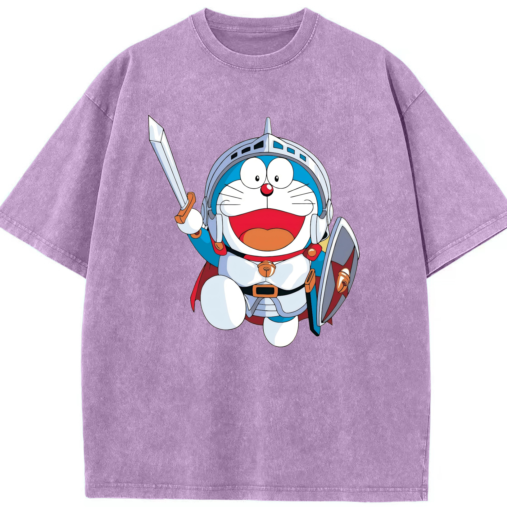 （画像用） ドラえもん Doraemon 綿100% ヴィンテージ風 半袖Tシャツ（フロントプリント）