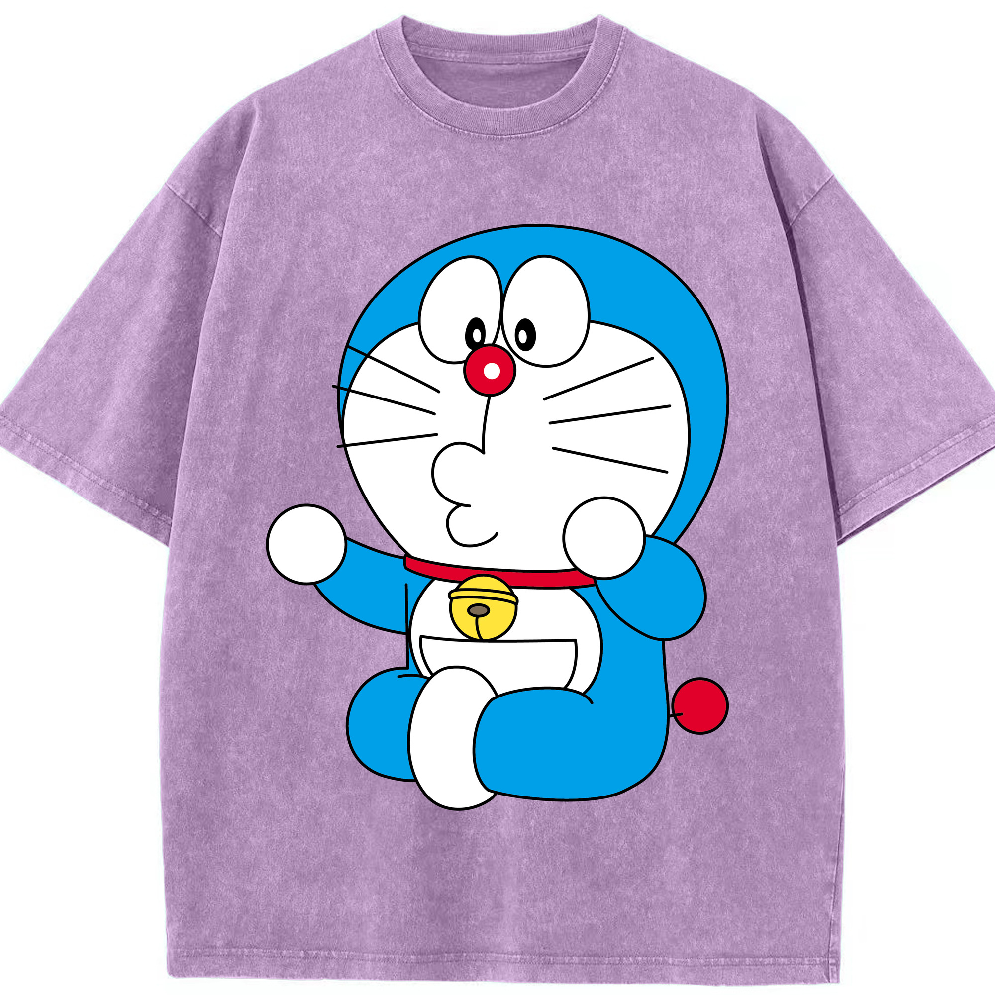 （画像用） ドラえもん Doraemon 綿100% ヴィンテージ風 半袖Tシャツ（フロントプリント）