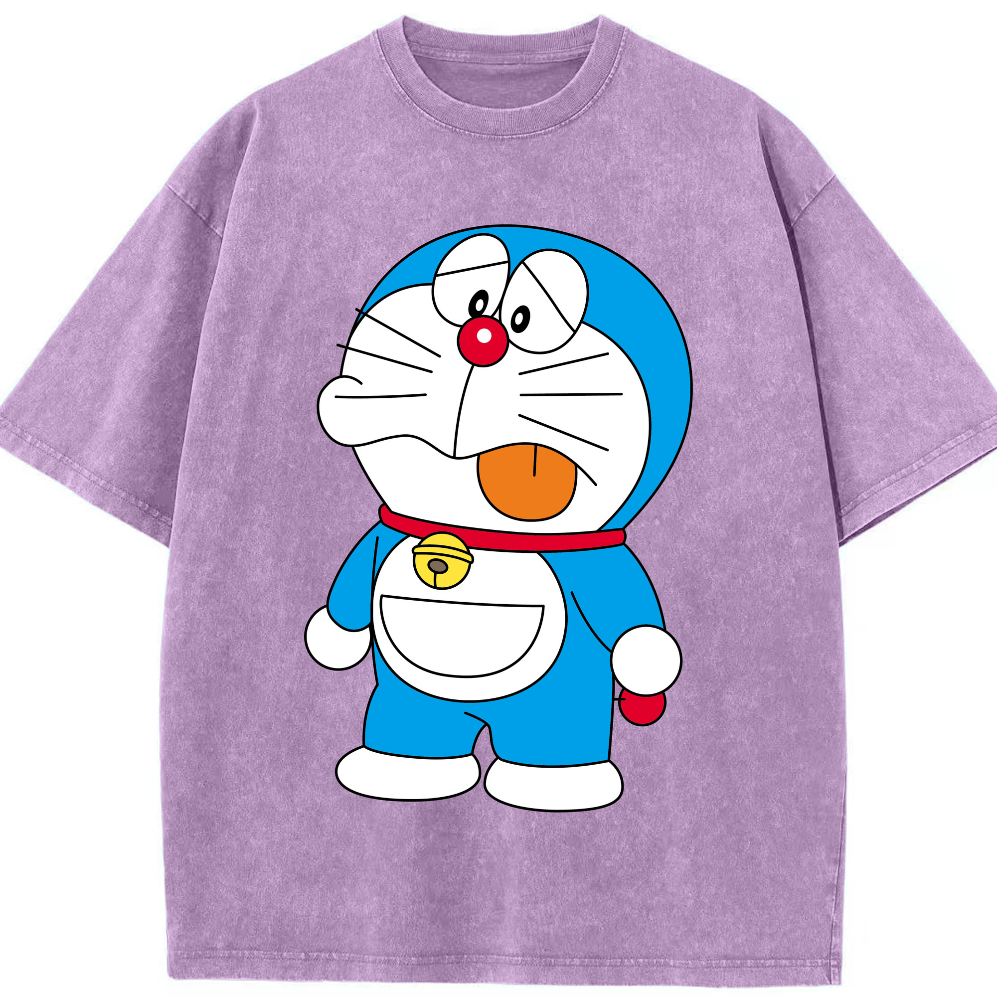 （画像用） ドラえもん Doraemon 綿100% ヴィンテージ風 半袖Tシャツ（フロントプリント）