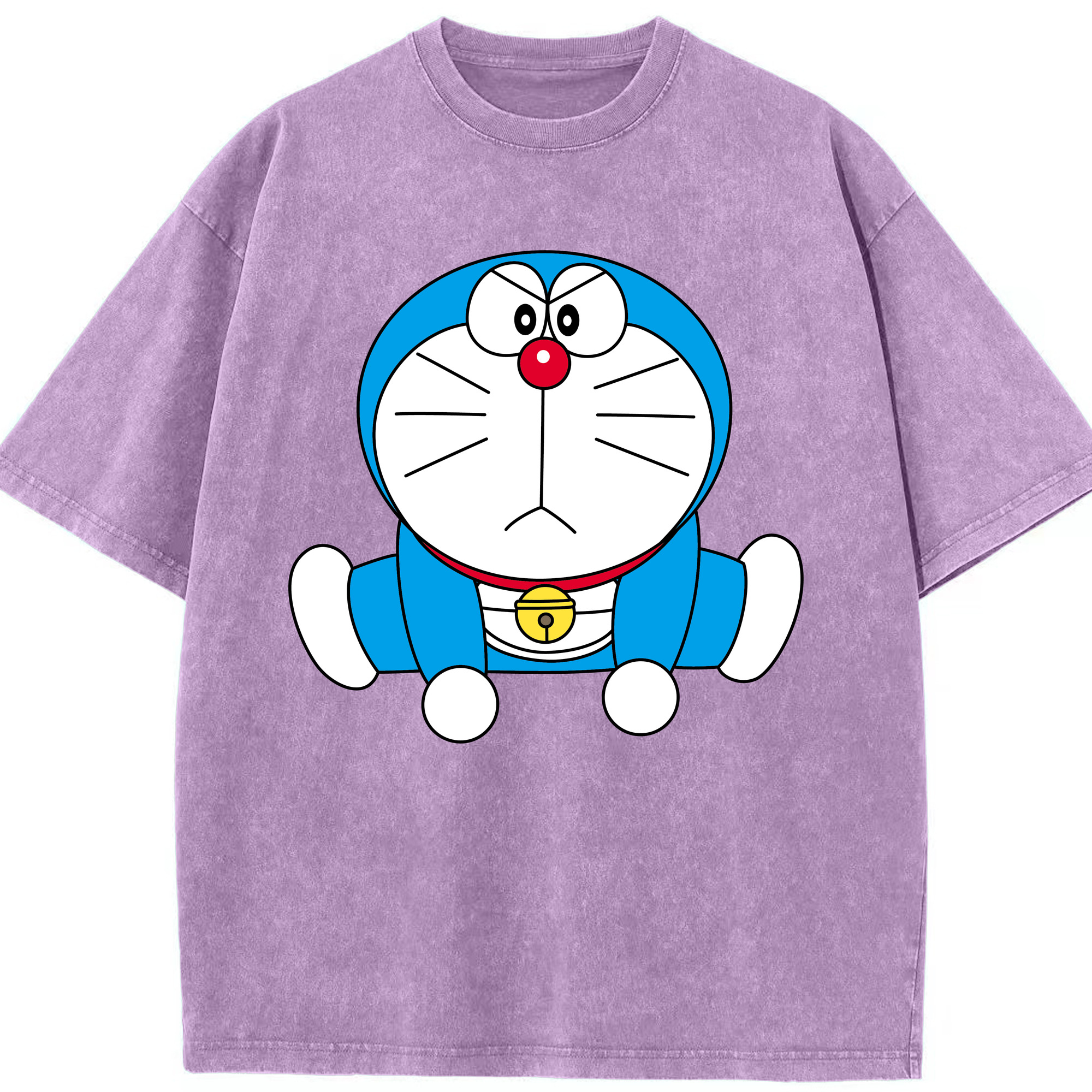 （画像用） ドラえもん Doraemon 綿100% ヴィンテージ風 半袖Tシャツ（フロントプリント）