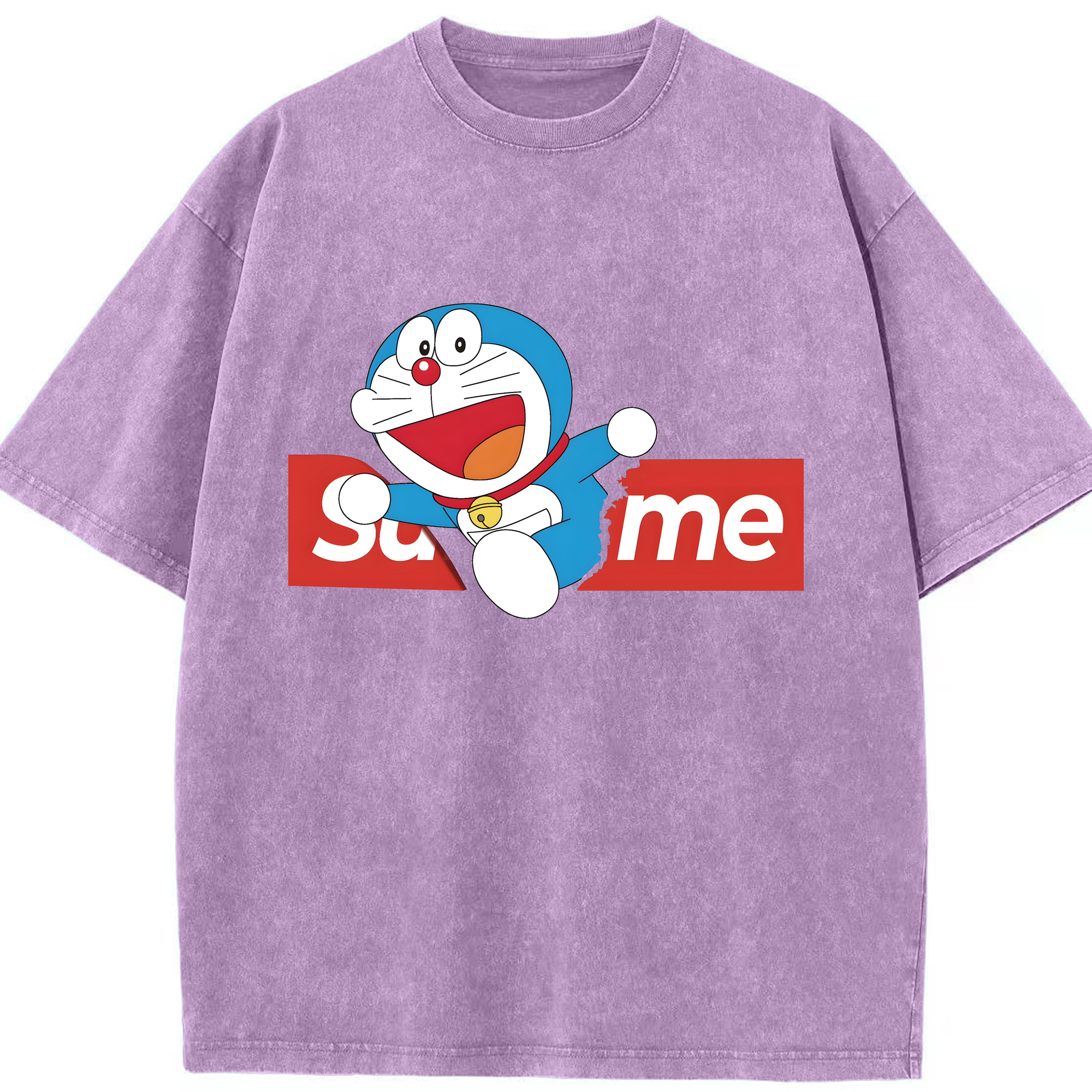 （画像用） ドラえもん Doraemon 綿100% ヴィンテージ風 半袖Tシャツ（フロントプリント）