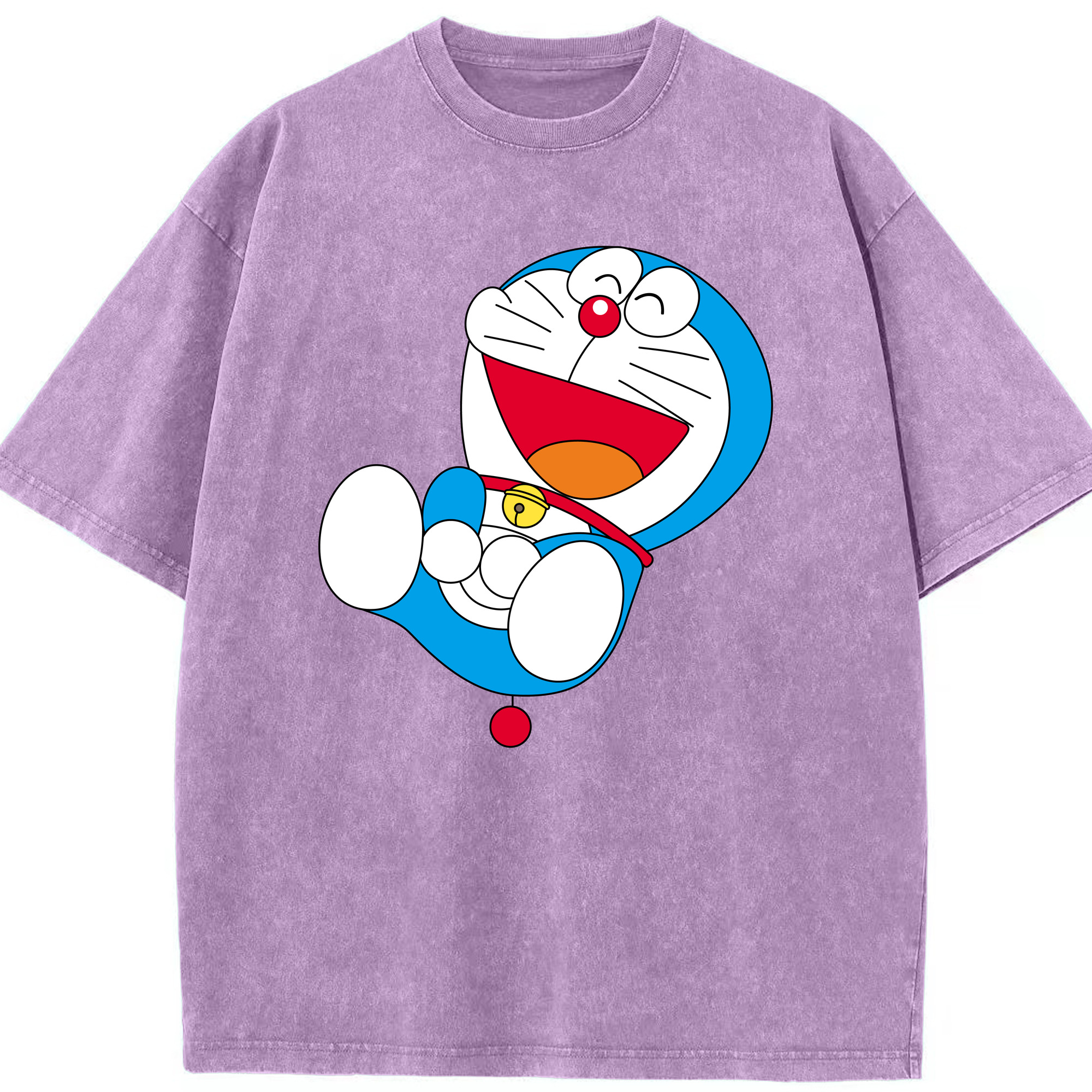 （画像用） ドラえもん Doraemon 綿100% ヴィンテージ風 半袖Tシャツ（フロントプリント）