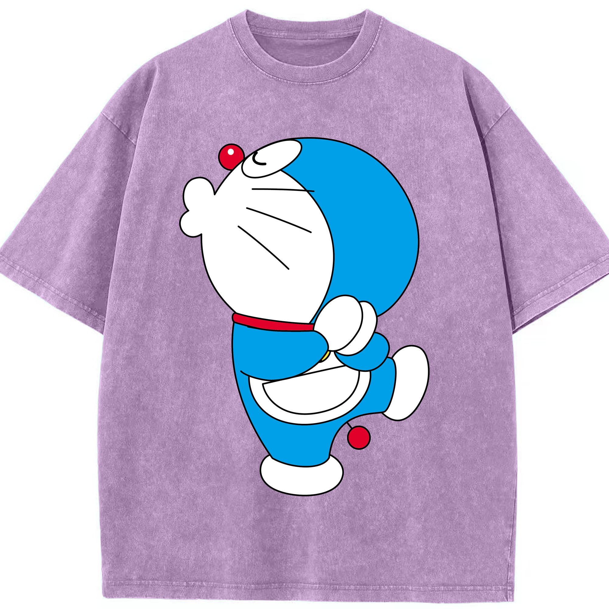 （画像用） ドラえもん Doraemon 綿100% ヴィンテージ風 半袖Tシャツ（フロントプリント）