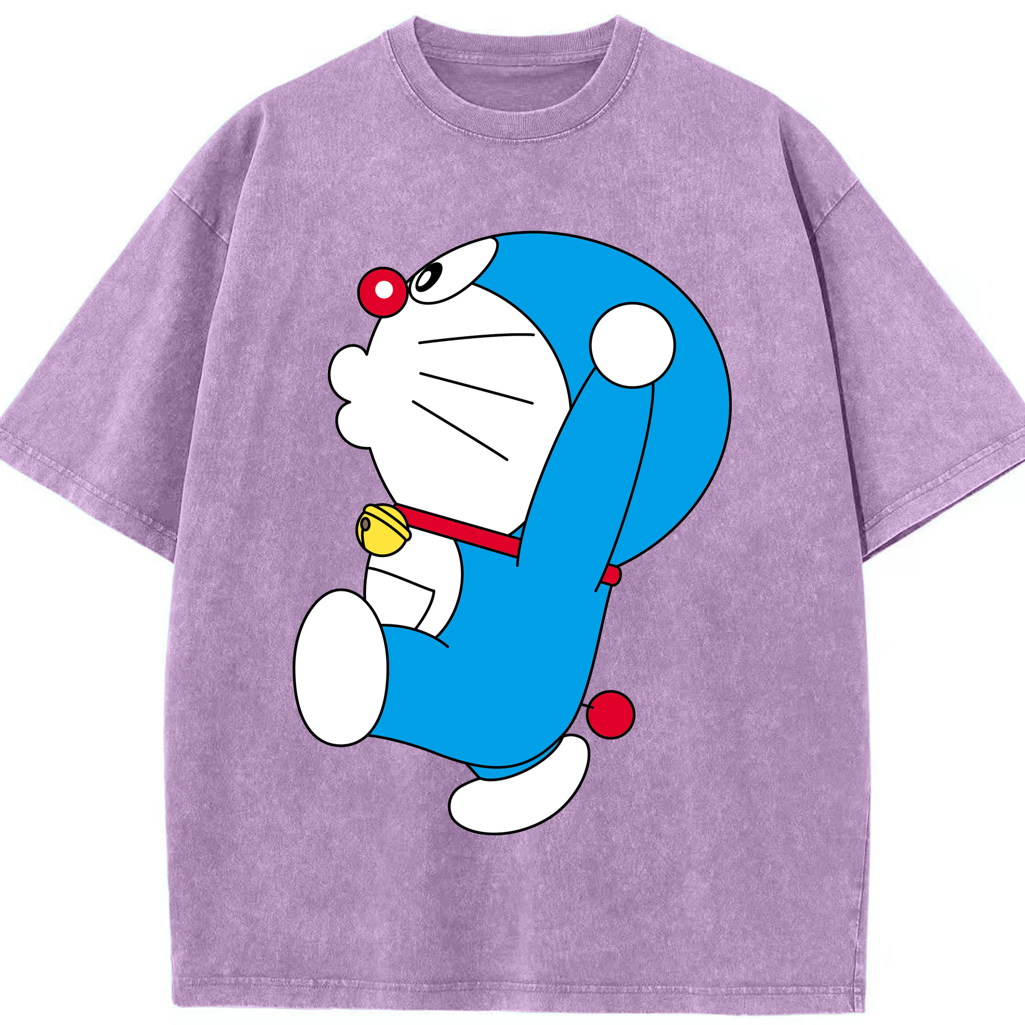 （画像用） ドラえもん Doraemon 綿100% ヴィンテージ風 半袖Tシャツ（フロントプリント）