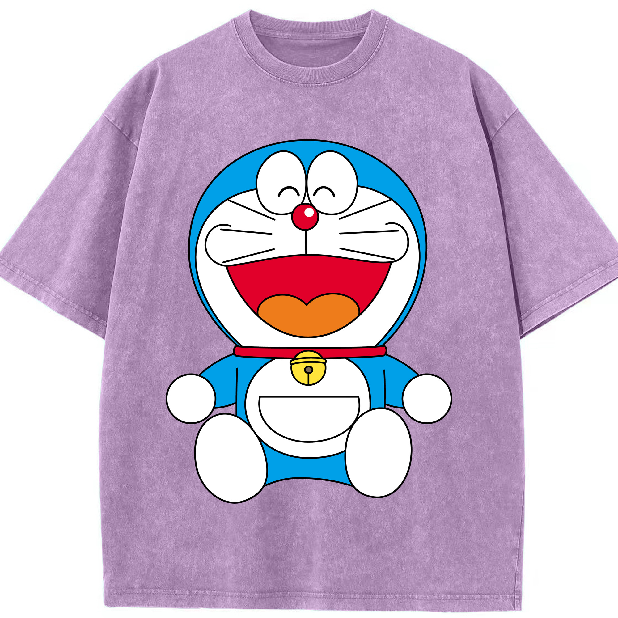 （画像用） ドラえもん Doraemon 綿100% ヴィンテージ風 半袖Tシャツ（フロントプリント）