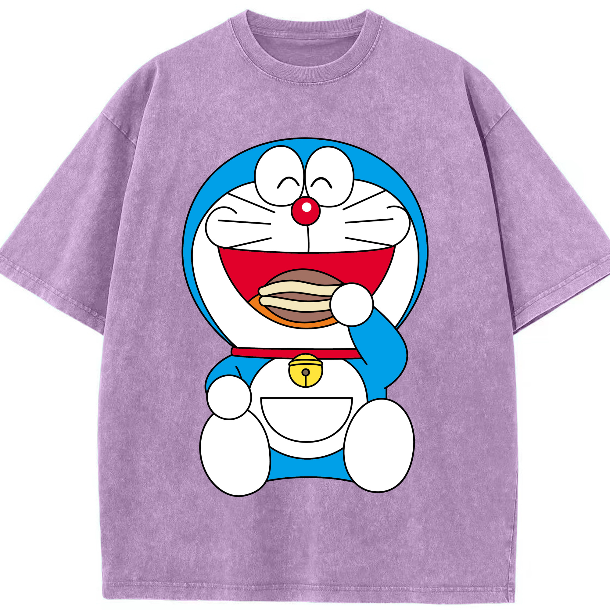 （画像用） ドラえもん Doraemon 綿100% ヴィンテージ風 半袖Tシャツ（フロントプリント）