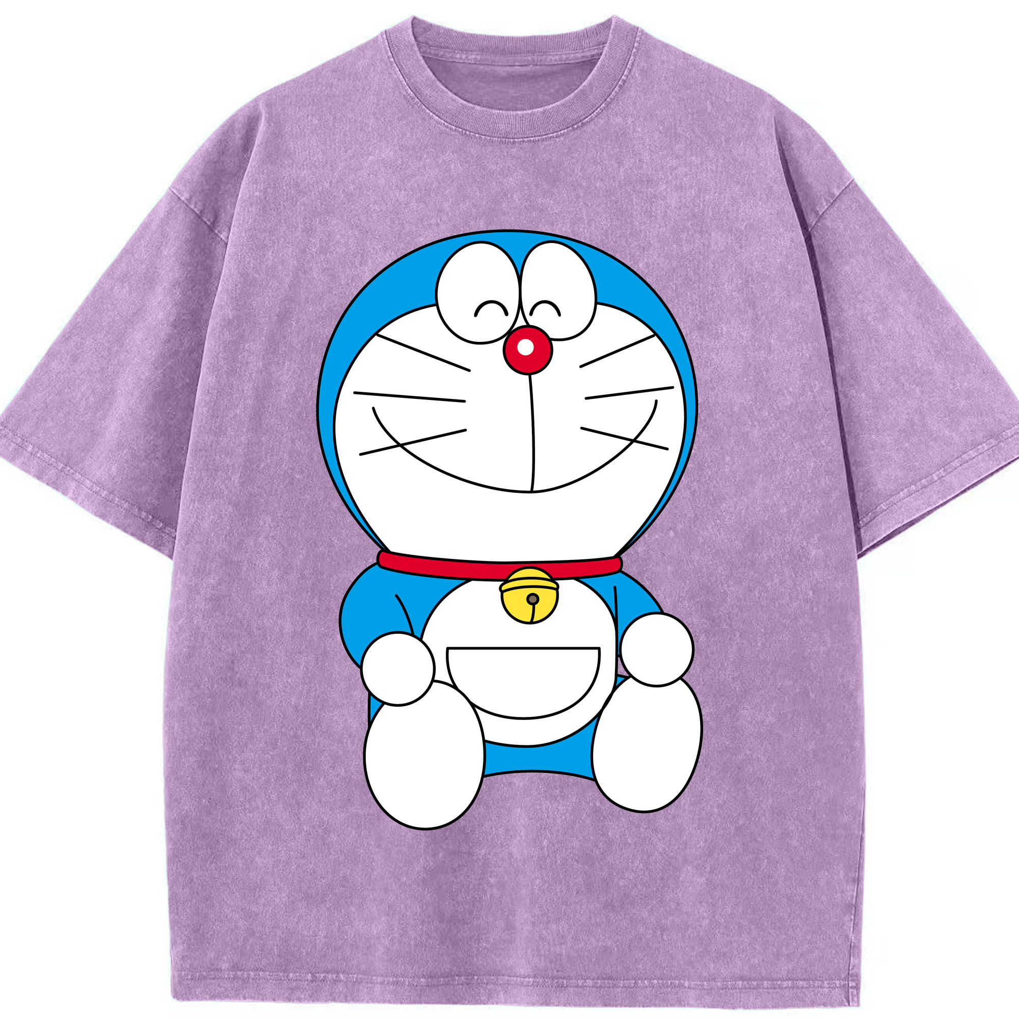 （画像用） ドラえもん Doraemon 綿100% ヴィンテージ風 半袖Tシャツ（フロントプリント）