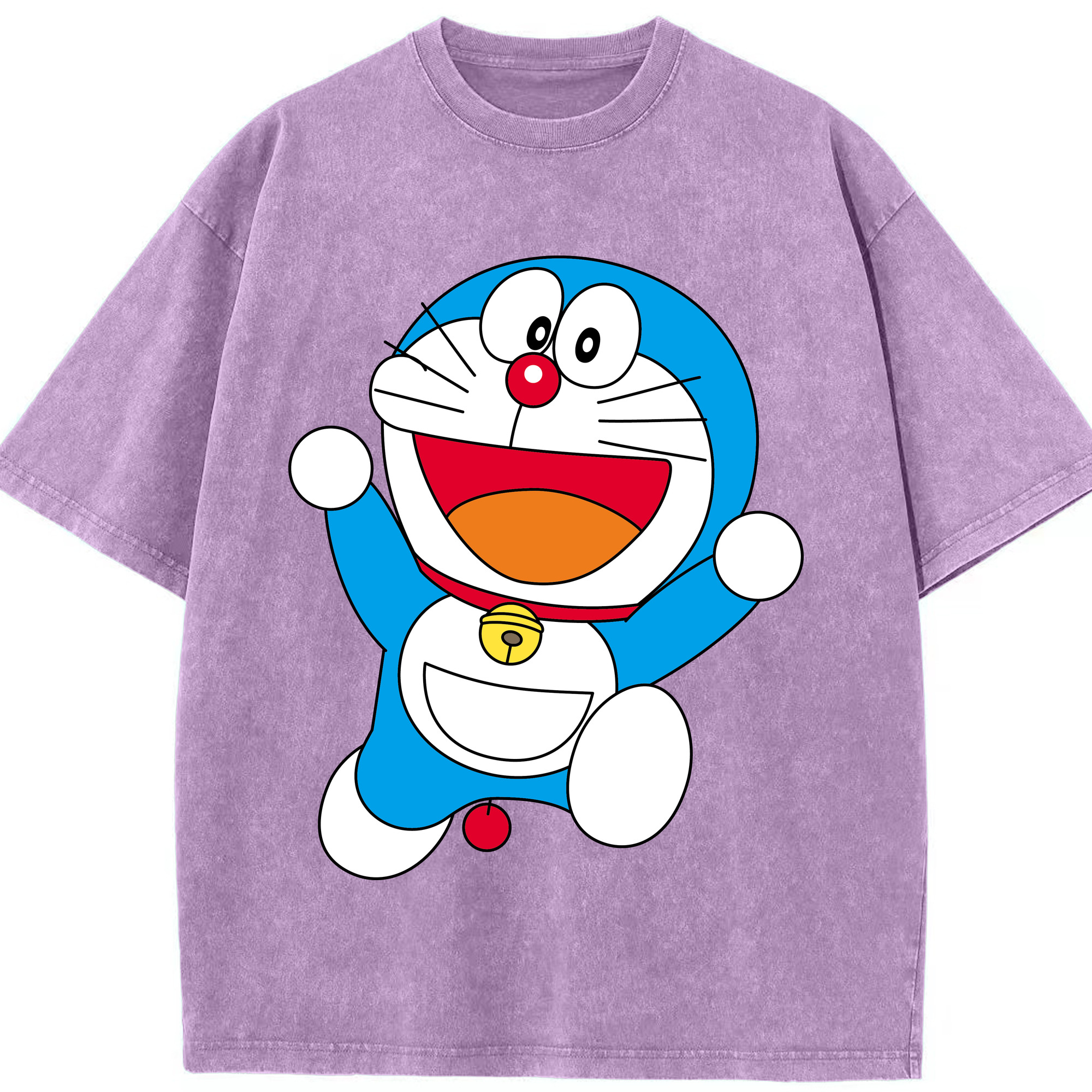 （画像用） ドラえもん Doraemon 綿100% ヴィンテージ風 半袖Tシャツ（フロントプリント）