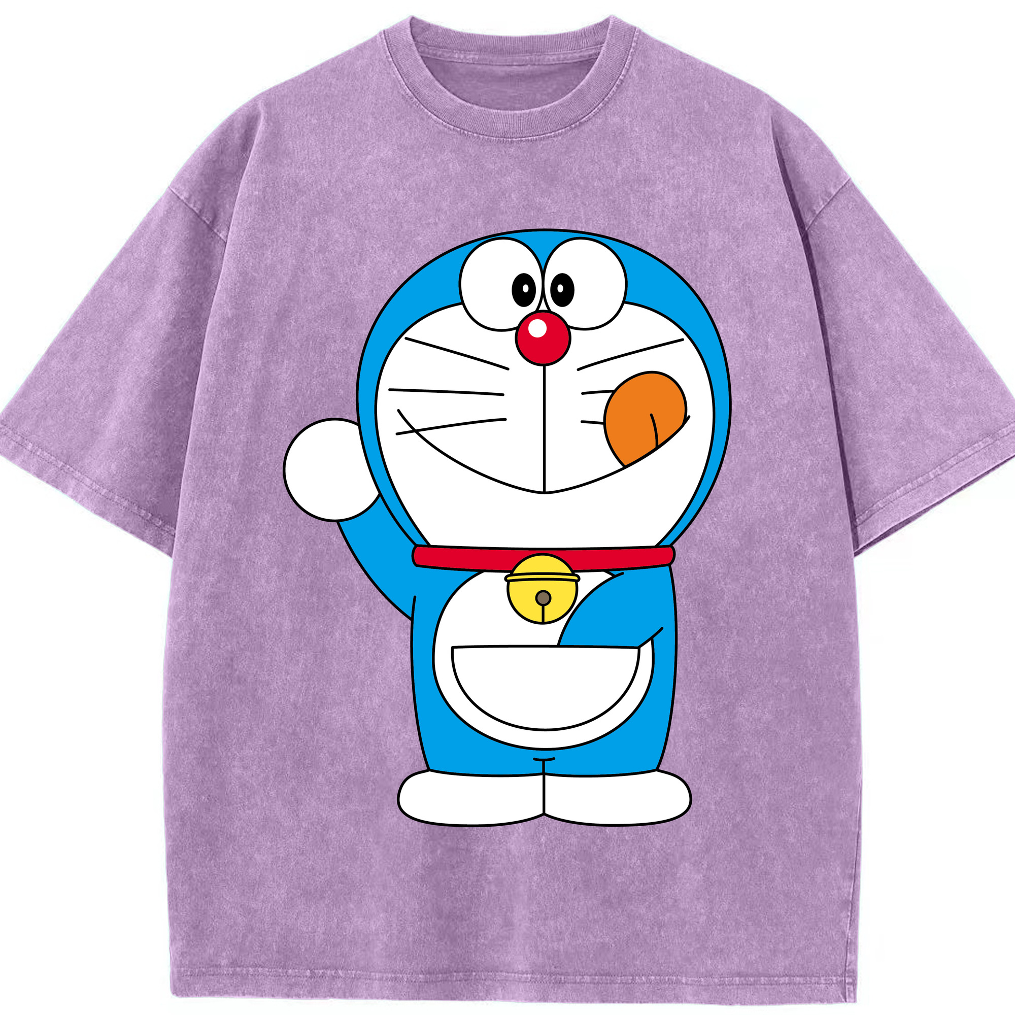 （画像用） ドラえもん Doraemon 綿100% ヴィンテージ風 半袖Tシャツ（フロントプリント）