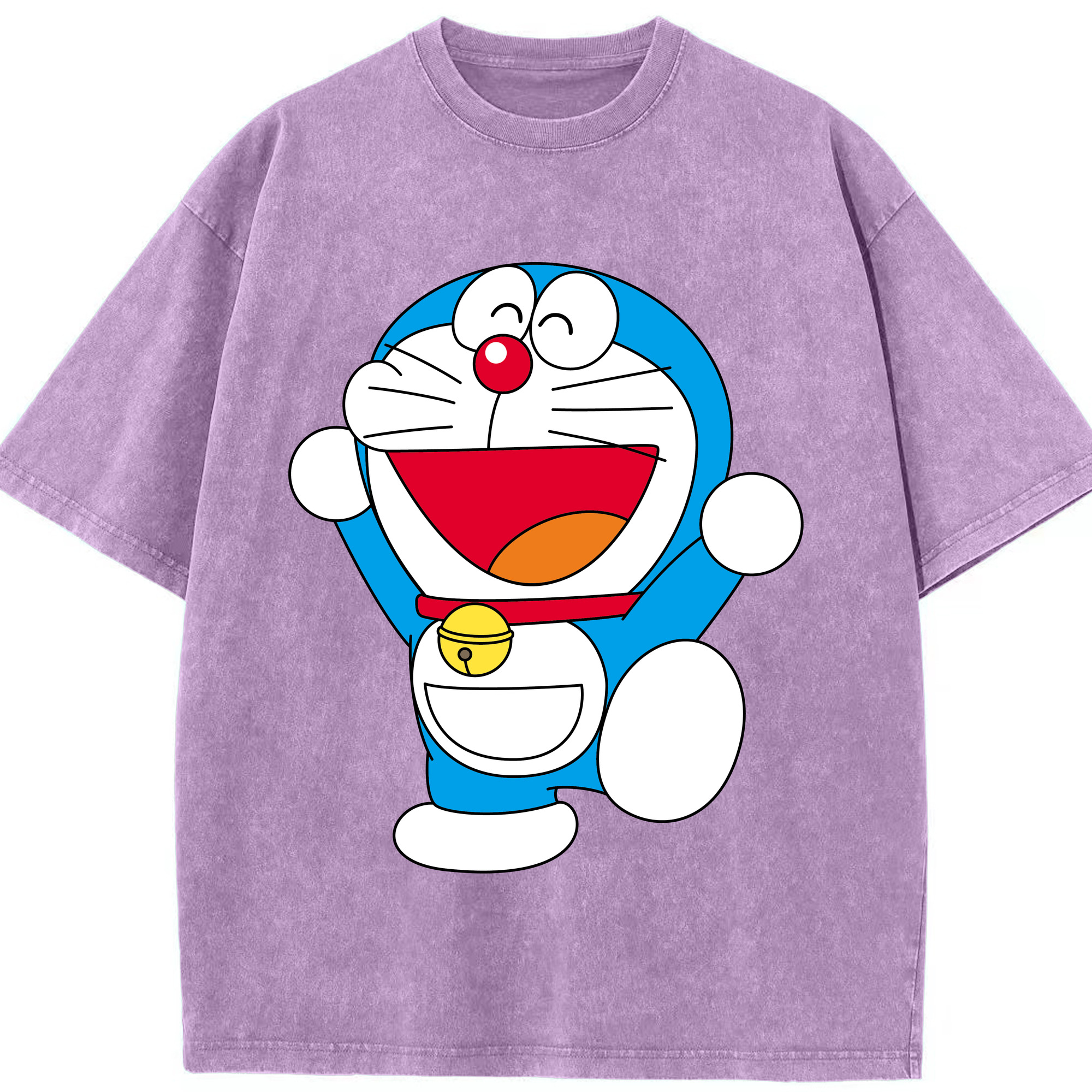 （画像用） ドラえもん Doraemon 綿100% ヴィンテージ風 半袖Tシャツ（フロントプリント）