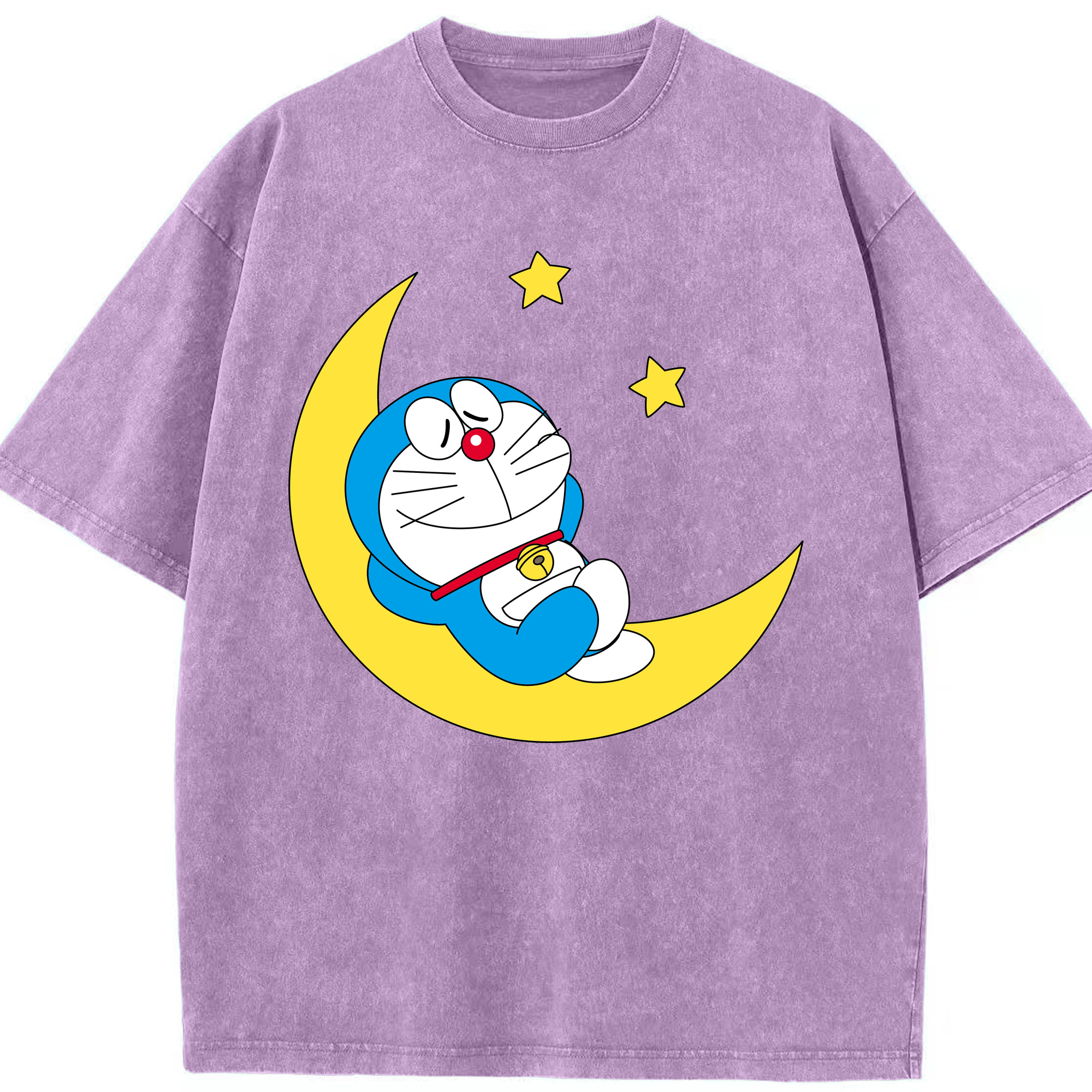 （画像用） ドラえもん Doraemon 綿100% ヴィンテージ風 半袖Tシャツ（フロントプリント）