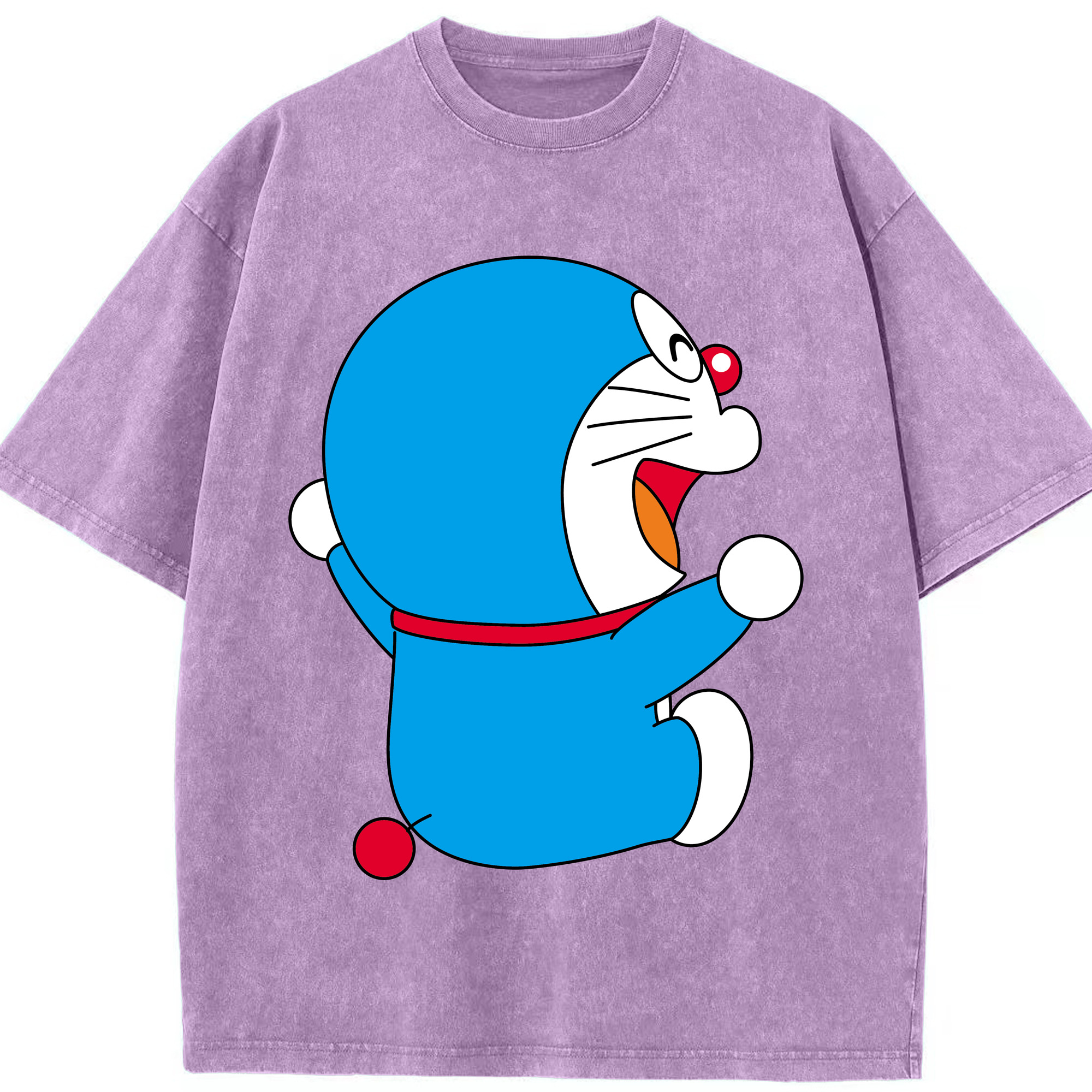 （画像用） ドラえもん Doraemon 綿100% ヴィンテージ風 半袖Tシャツ（フロントプリント）