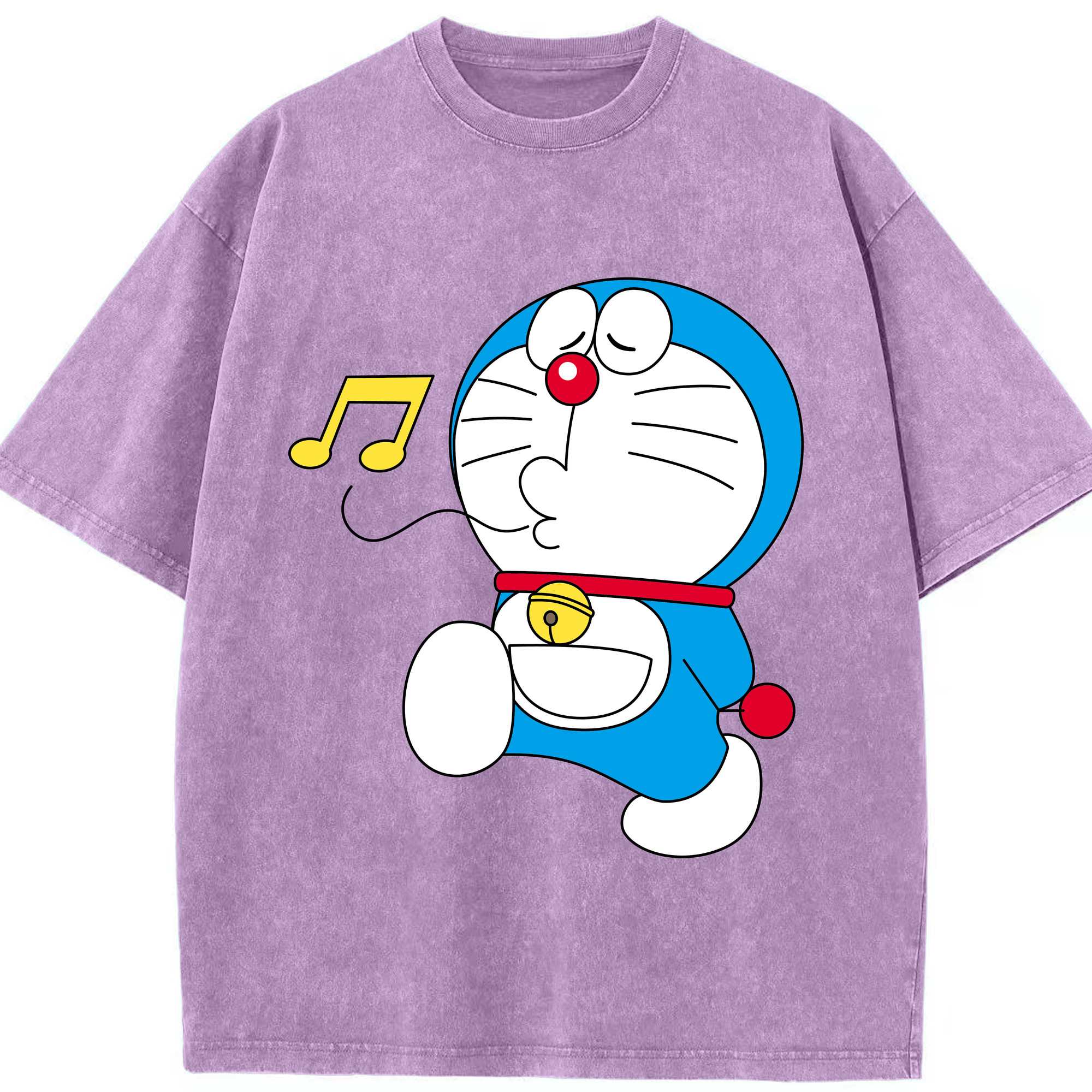 （画像用） ドラえもん Doraemon 綿100% ヴィンテージ風 半袖Tシャツ（フロントプリント）