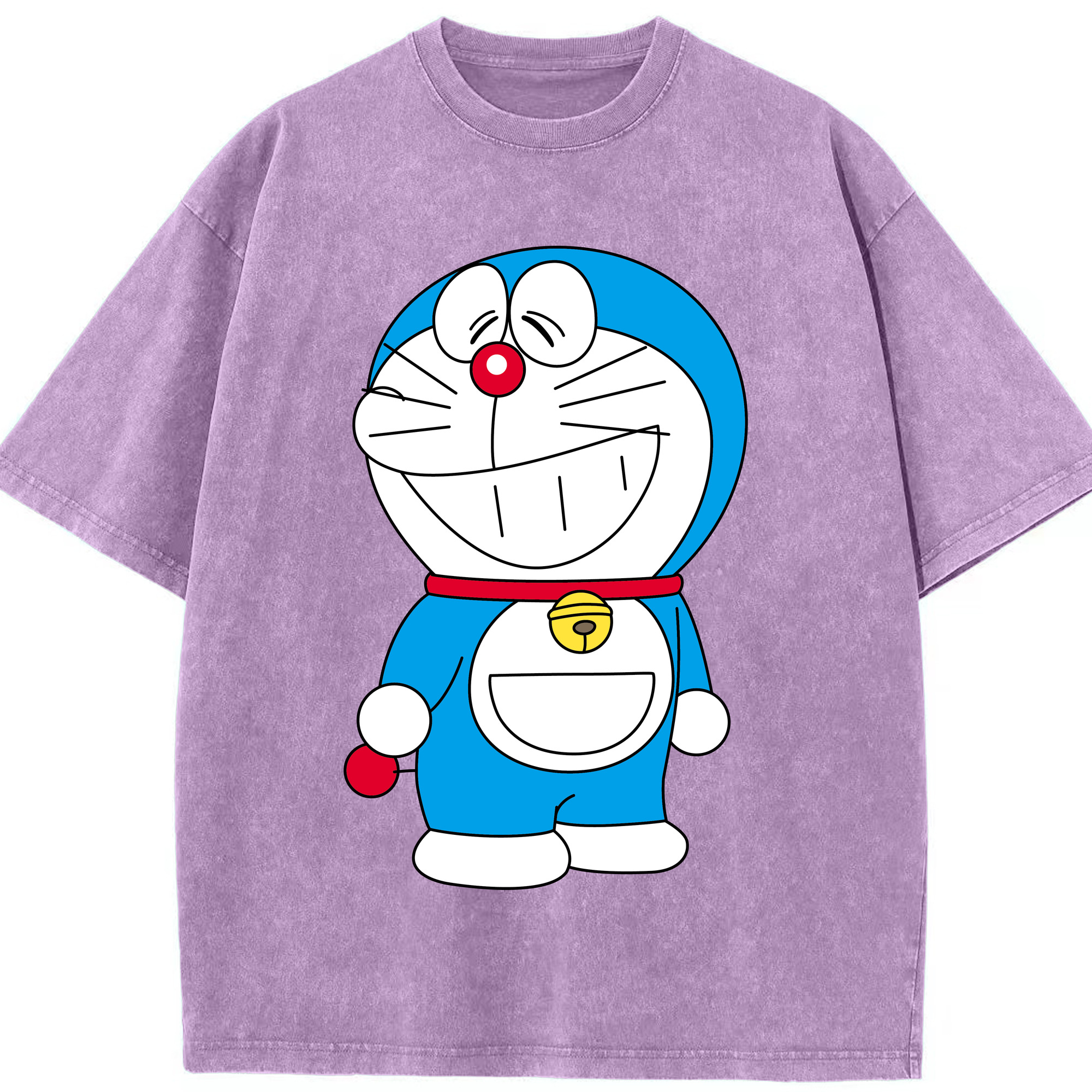 （画像用） ドラえもん Doraemon 綿100% ヴィンテージ風 半袖Tシャツ（フロントプリント）