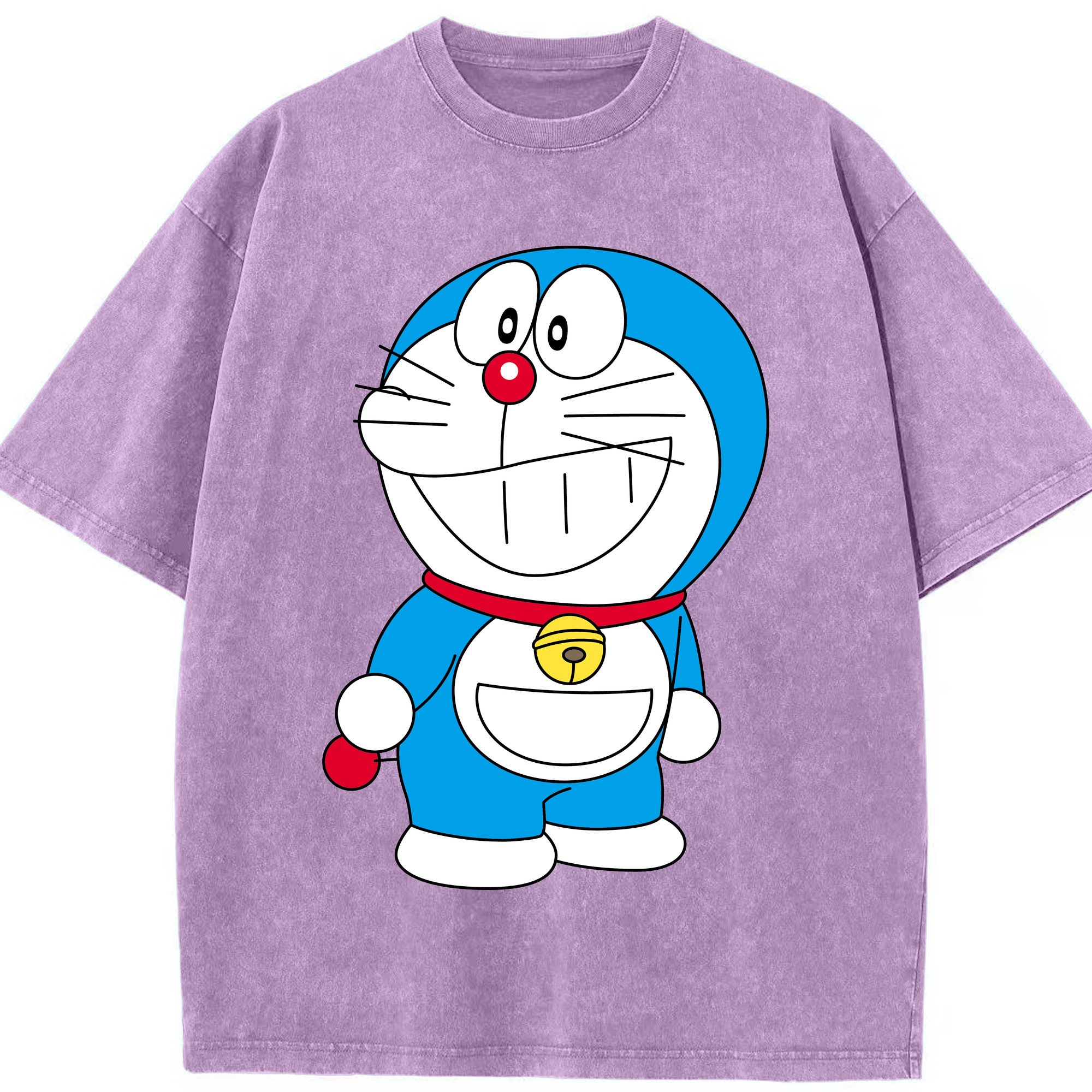 （画像用） ドラえもん Doraemon 綿100% ヴィンテージ風 半袖Tシャツ（フロントプリント）