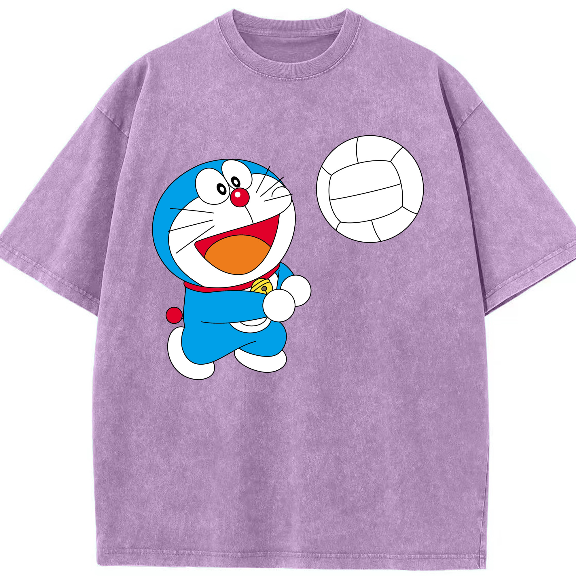 （画像用） ドラえもん Doraemon 綿100% ヴィンテージ風 半袖Tシャツ（フロントプリント）