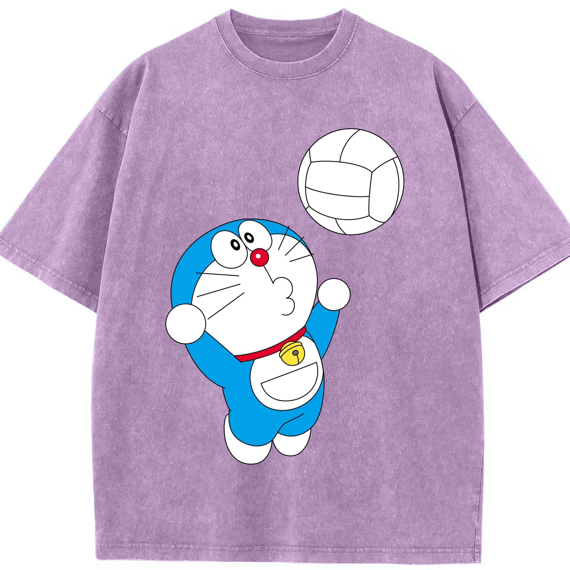 （画像用） ドラえもん Doraemon 綿100% ヴィンテージ風 半袖Tシャツ（フロントプリント）