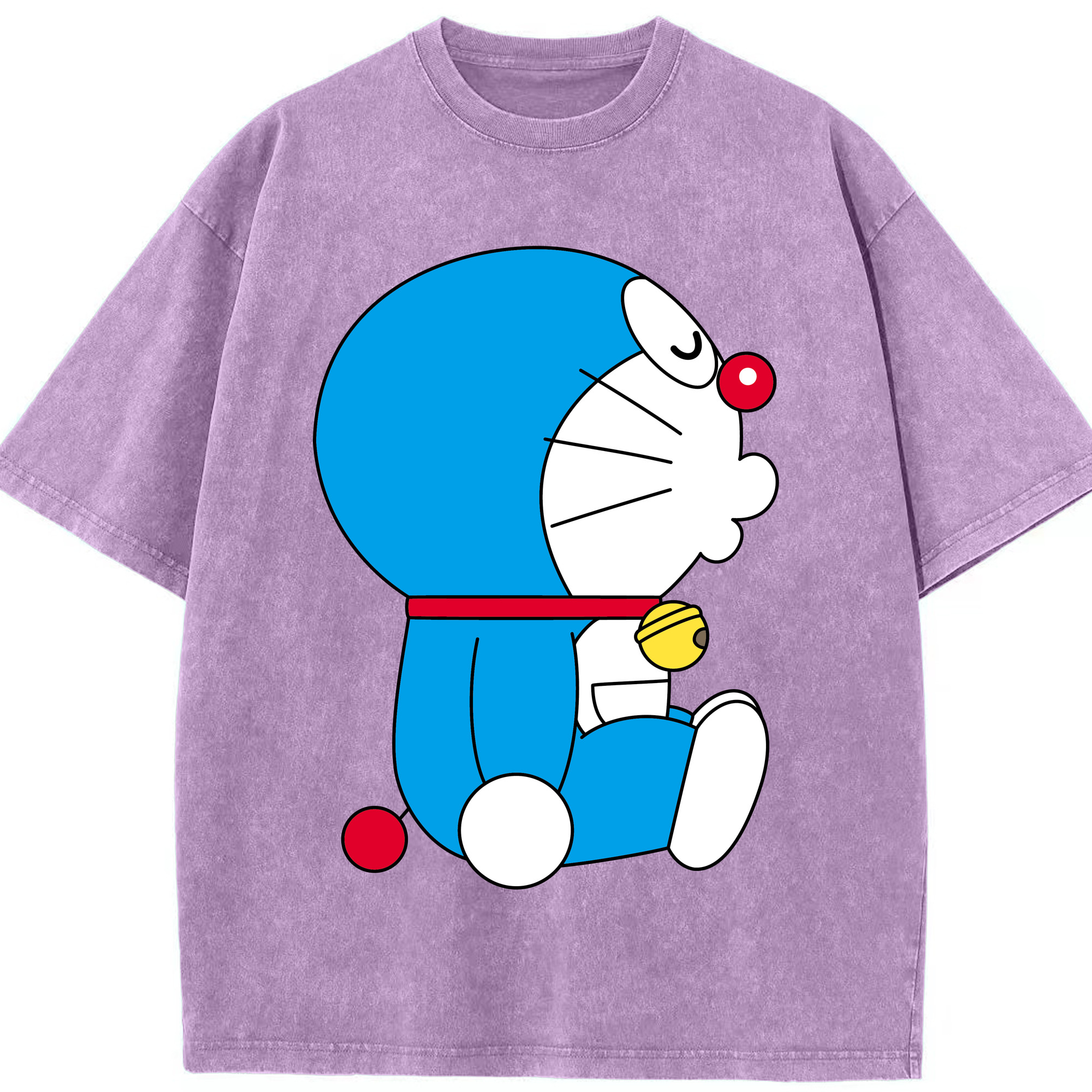 （画像用） ドラえもん Doraemon 綿100% ヴィンテージ風 半袖Tシャツ（フロントプリント）