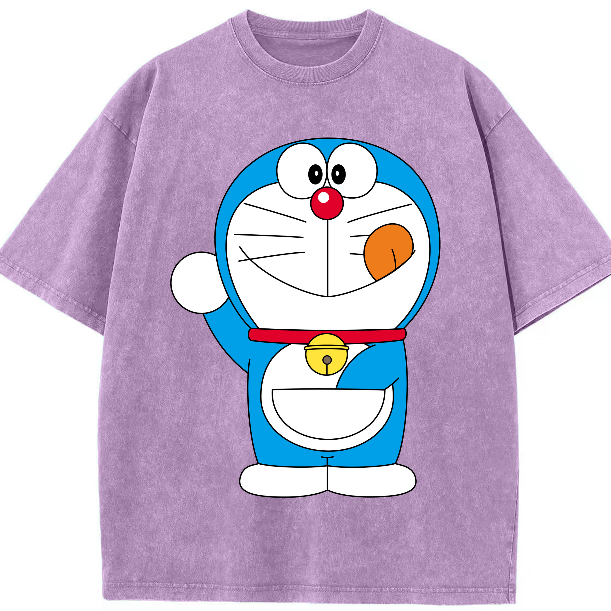 （画像用） ドラえもん Doraemon 綿100% ヴィンテージ風 半袖Tシャツ（フロントプリント）