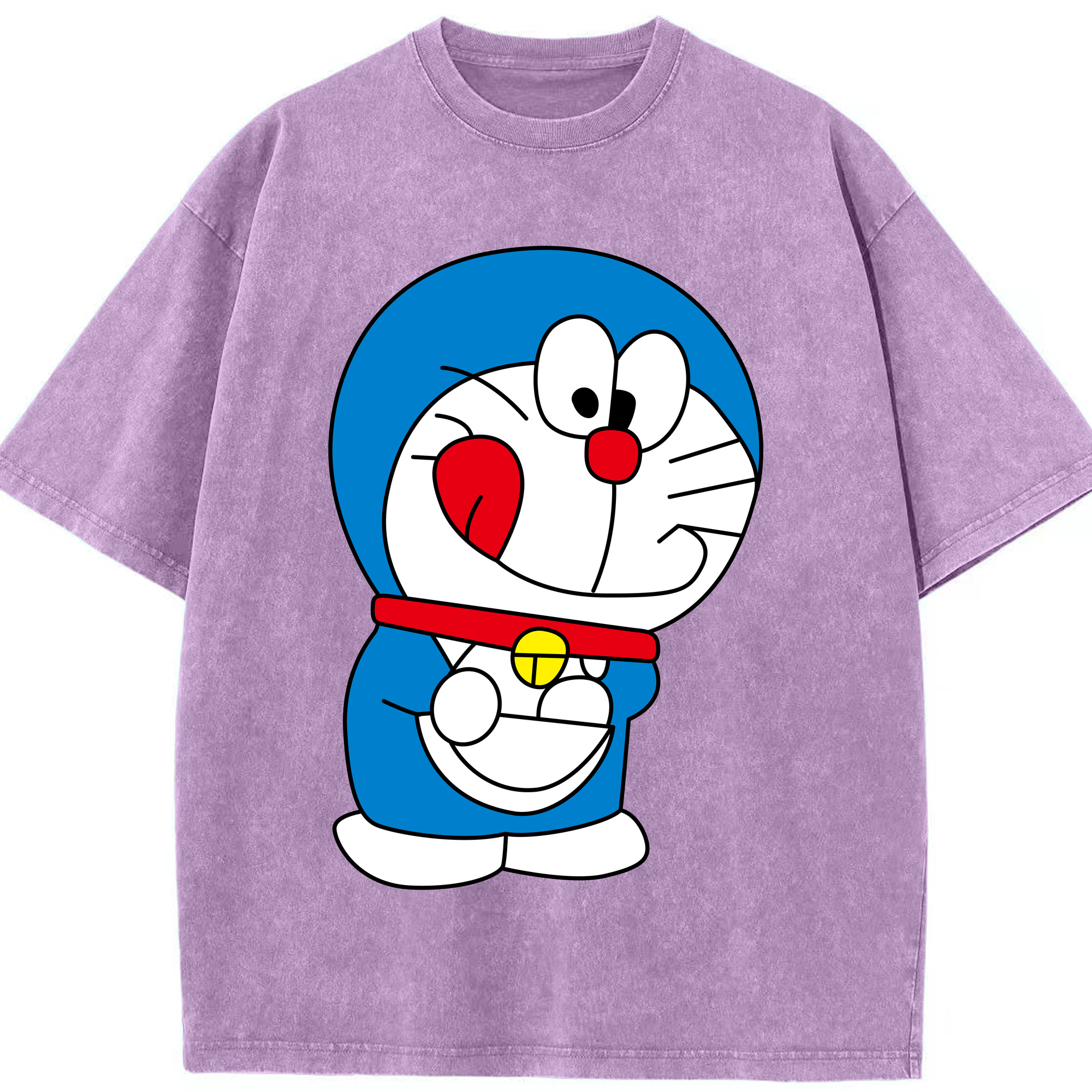 （画像用） ドラえもん Doraemon 綿100% ヴィンテージ風 半袖Tシャツ（フロントプリント）