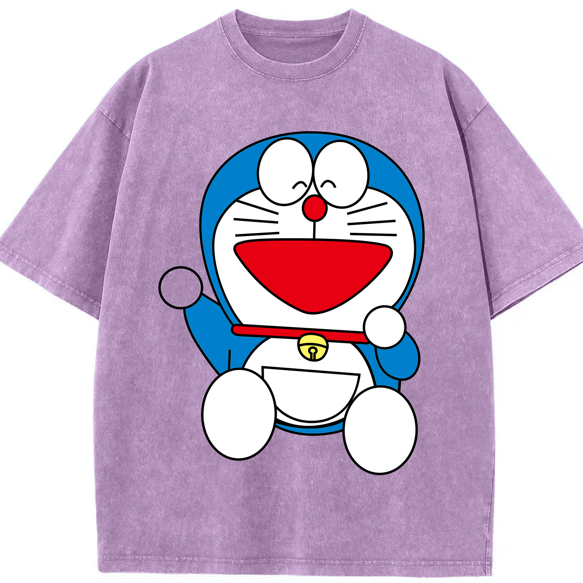 （画像用） ドラえもん Doraemon 綿100% ヴィンテージ風 半袖Tシャツ（フロントプリント）