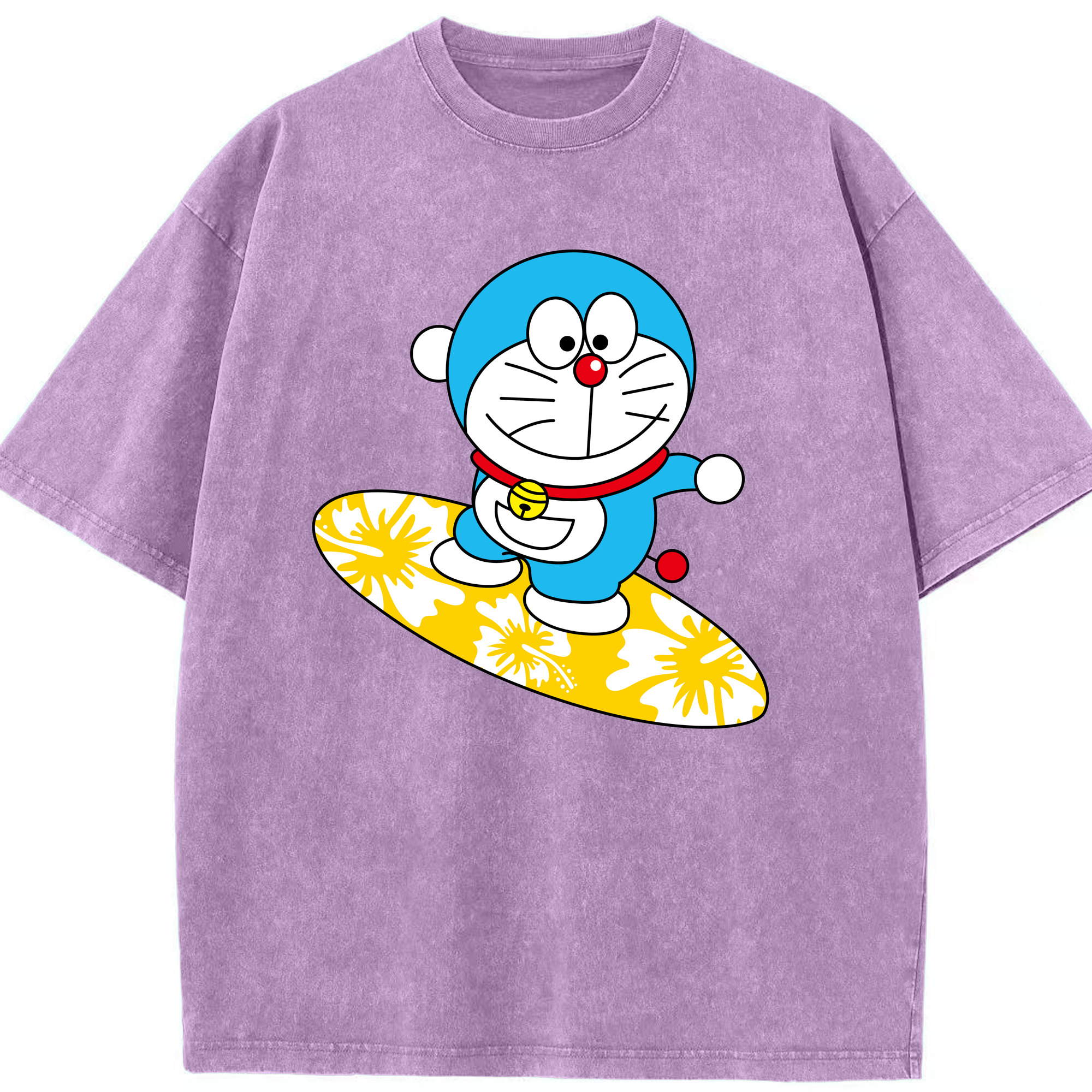 （画像用） ドラえもん Doraemon 綿100% ヴィンテージ風 半袖Tシャツ（フロントプリント）
