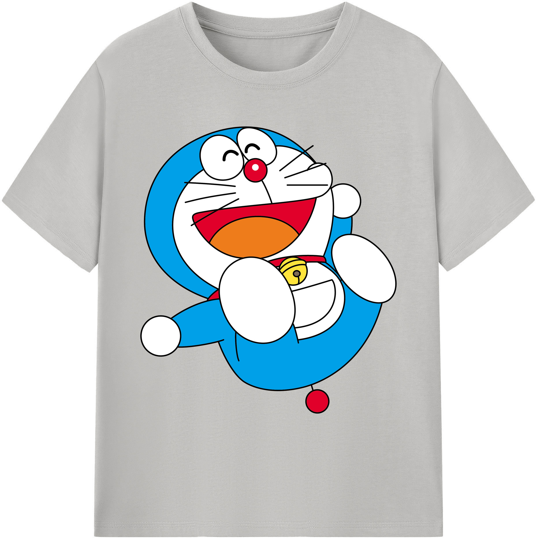 （画像用） ドラえもん Doraemon 綿100％ メンズ半袖Tシャツ｜肌触りやわらか＆通気性
