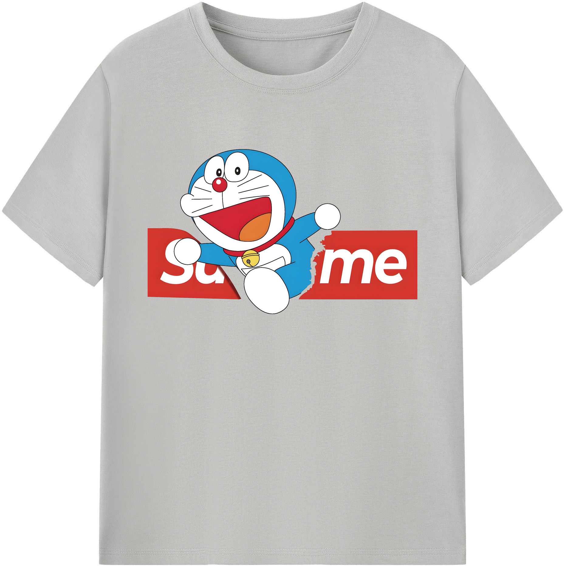 （画像用） ドラえもん Doraemon 綿100％ メンズ半袖Tシャツ｜肌触りやわらか＆通気性