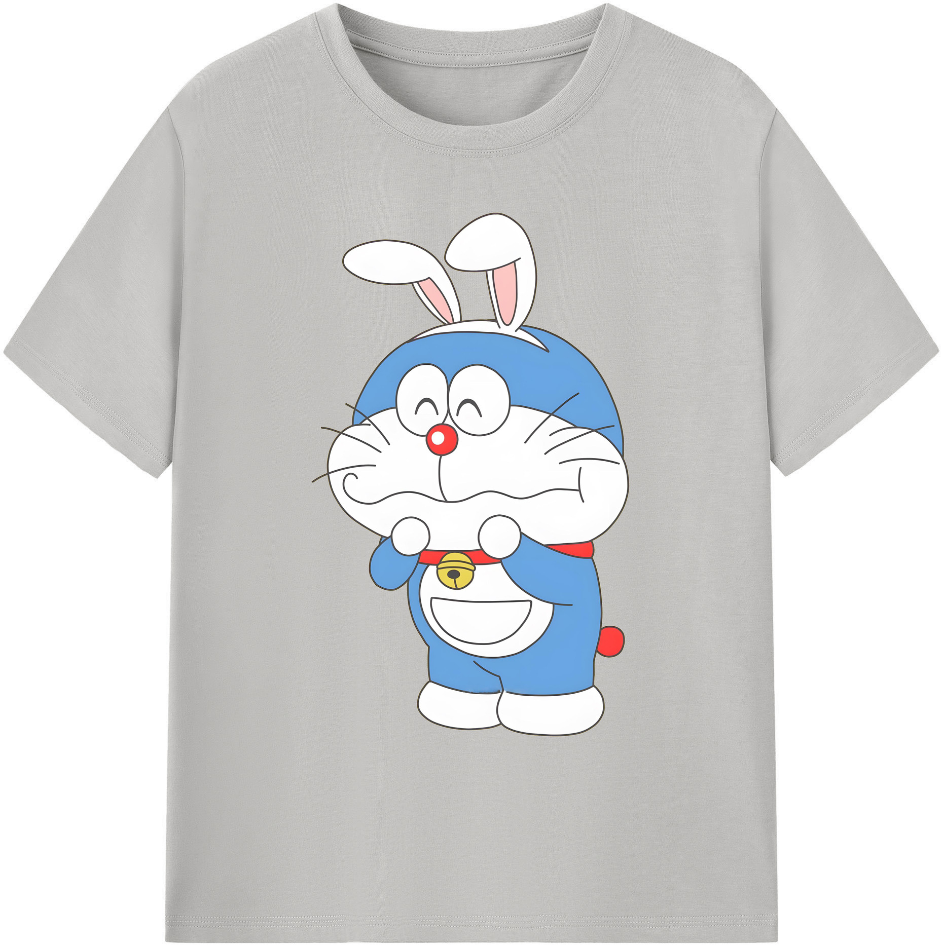 （画像用） ドラえもん Doraemon 綿100％ メンズ半袖Tシャツ｜肌触りやわらか＆通気性