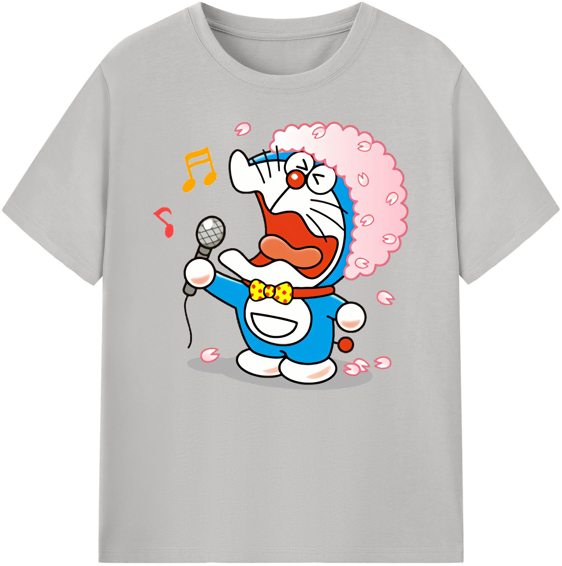 （画像用） ドラえもん Doraemon 綿100％ メンズ半袖Tシャツ｜肌触りやわらか＆通気性