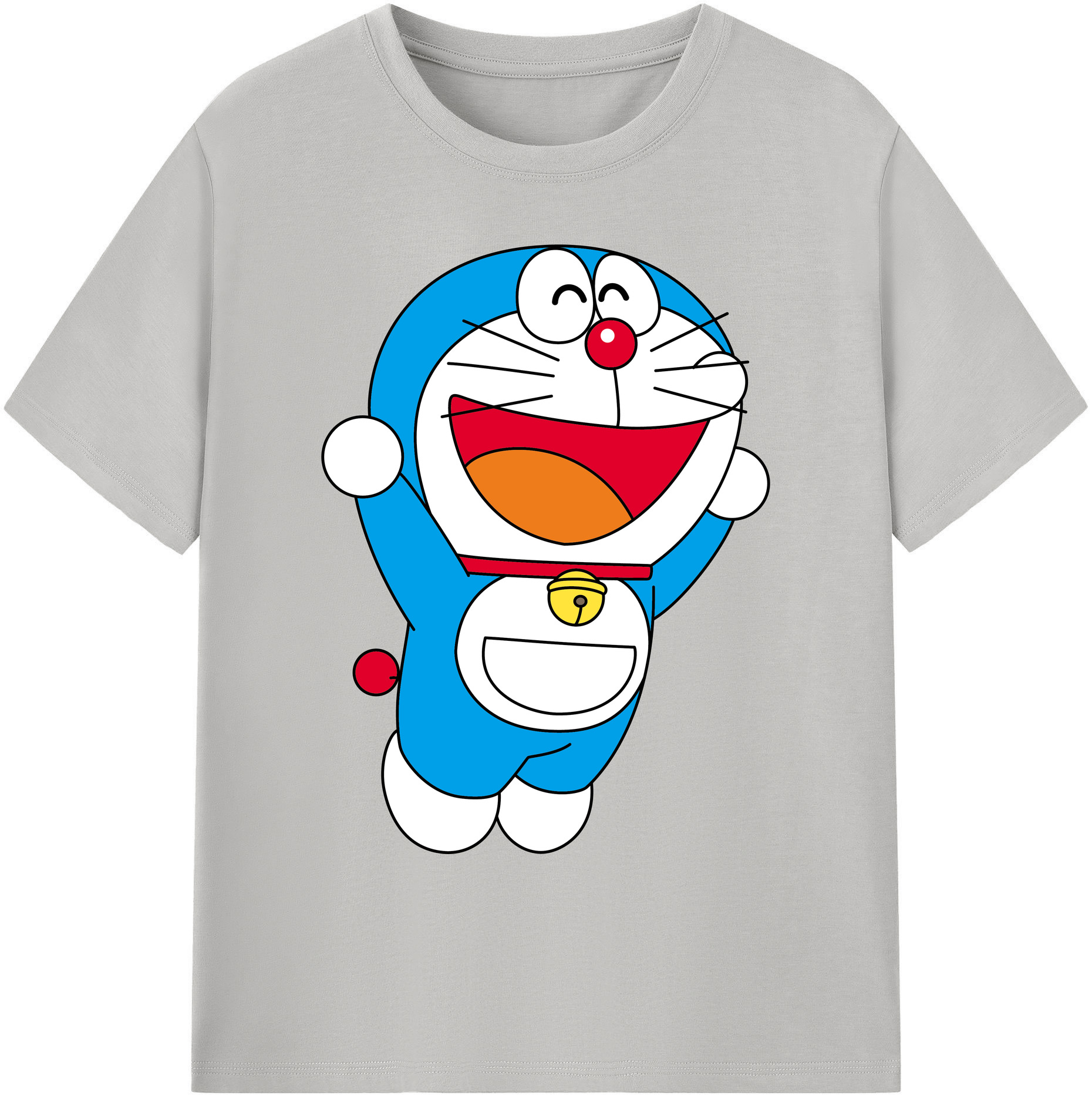（画像用） ドラえもん Doraemon 綿100％ メンズ半袖Tシャツ｜肌触りやわらか＆通気性