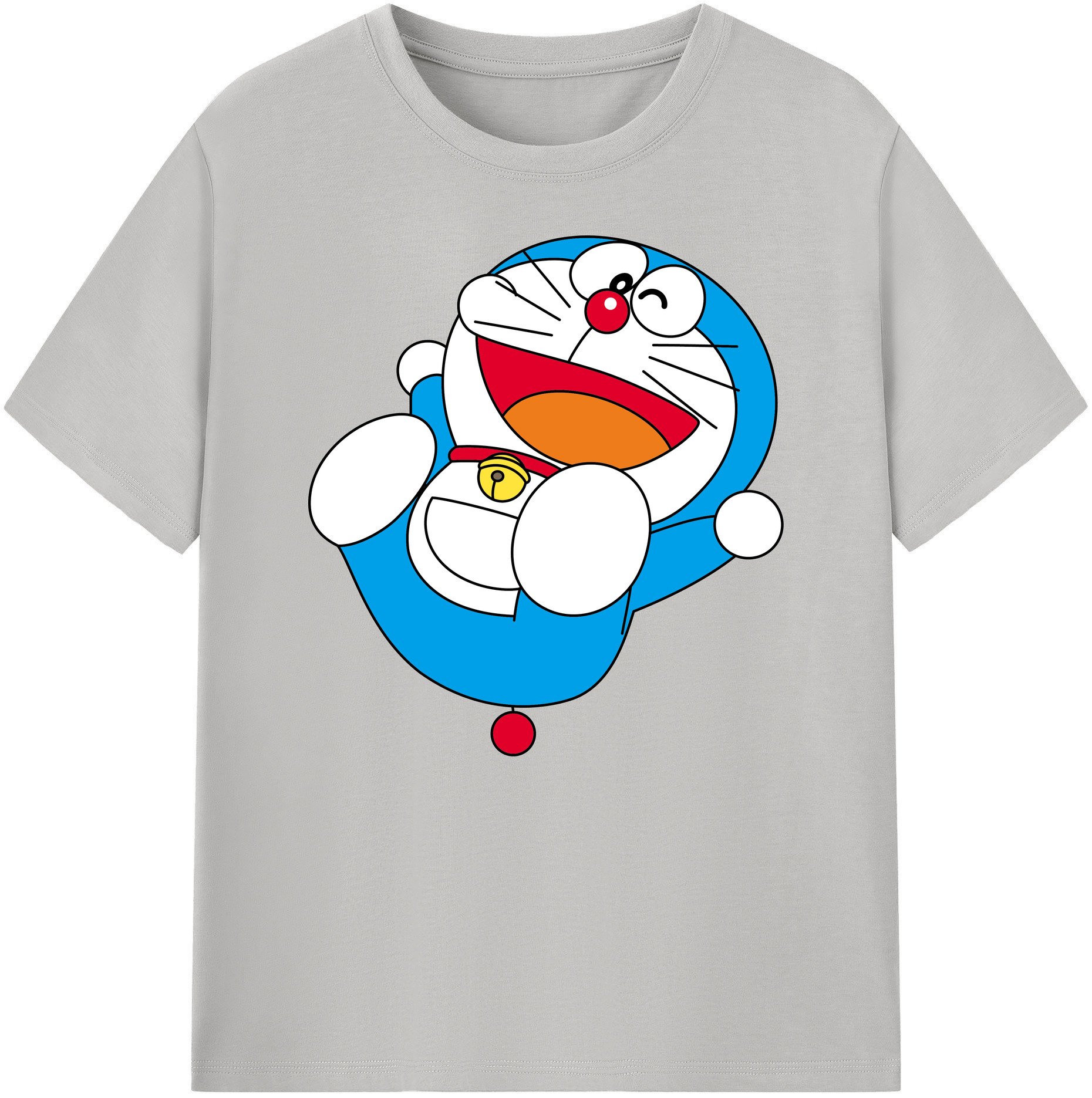 （画像用） ドラえもん Doraemon 綿100％ メンズ半袖Tシャツ｜肌触りやわらか＆通気性
