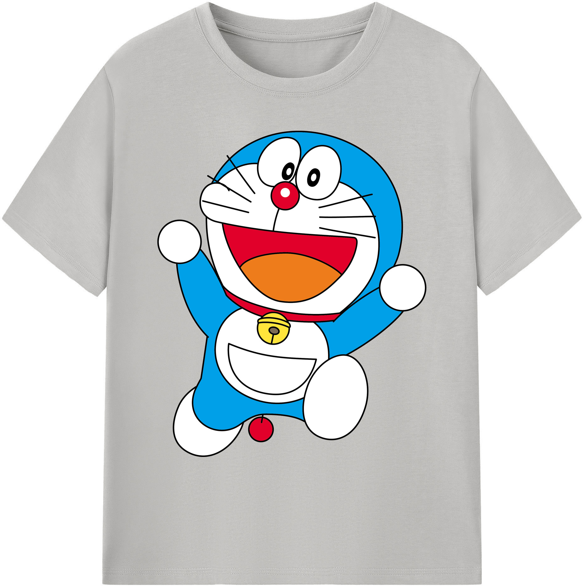 （画像用） ドラえもん Doraemon 綿100％ メンズ半袖Tシャツ｜肌触りやわらか＆通気性