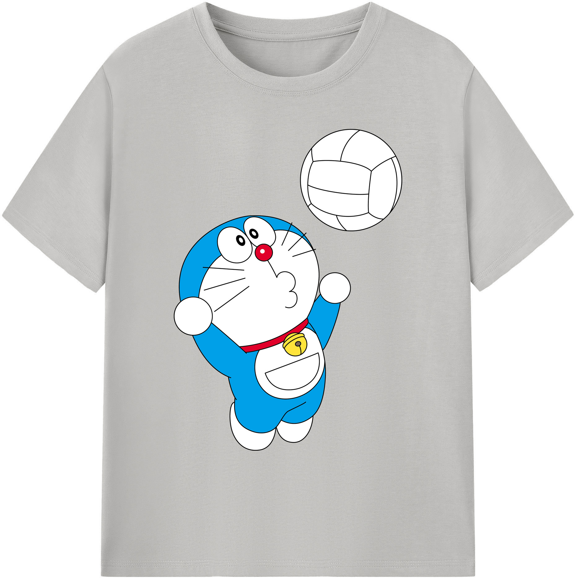 （画像用） ドラえもん Doraemon 綿100％ メンズ半袖Tシャツ｜肌触りやわらか＆通気性