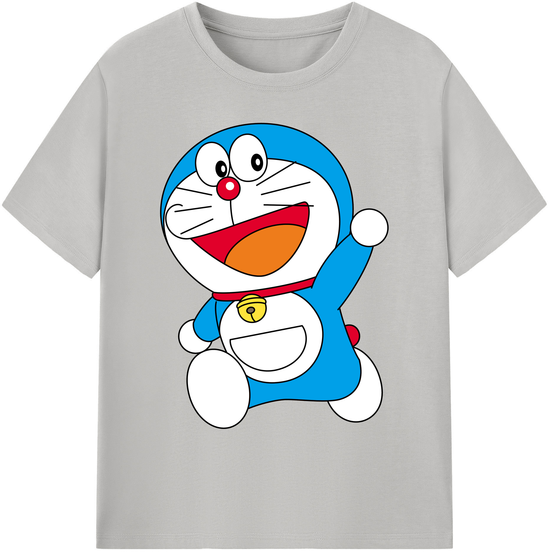 （画像用） ドラえもん Doraemon 綿100％ メンズ半袖Tシャツ｜肌触りやわらか＆通気性