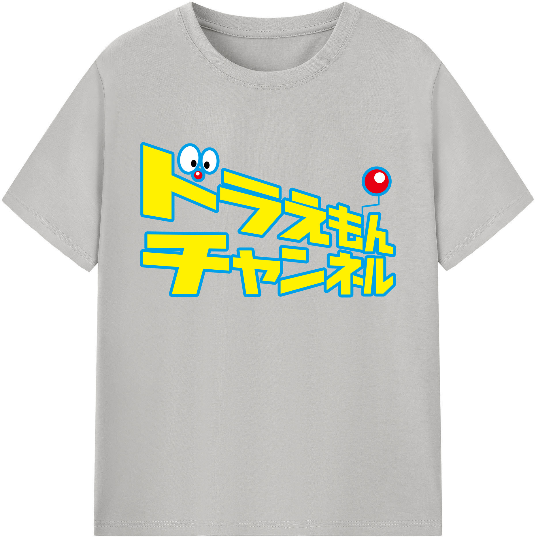 （画像用） ドラえもん Doraemon 綿100％ メンズ半袖Tシャツ｜肌触りやわらか＆通気性