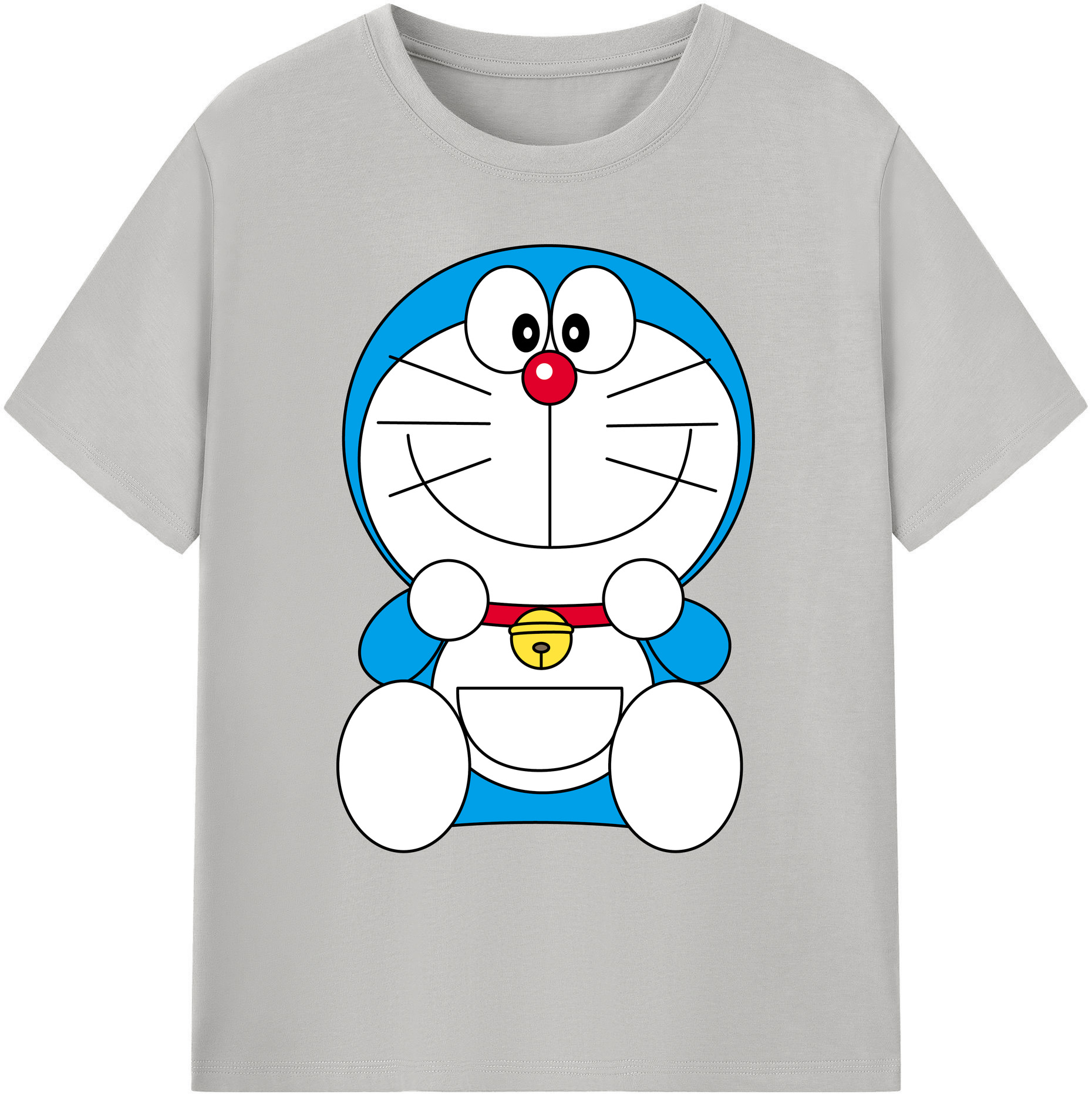（画像用） ドラえもん Doraemon 綿100％ メンズ半袖Tシャツ｜肌触りやわらか＆通気性