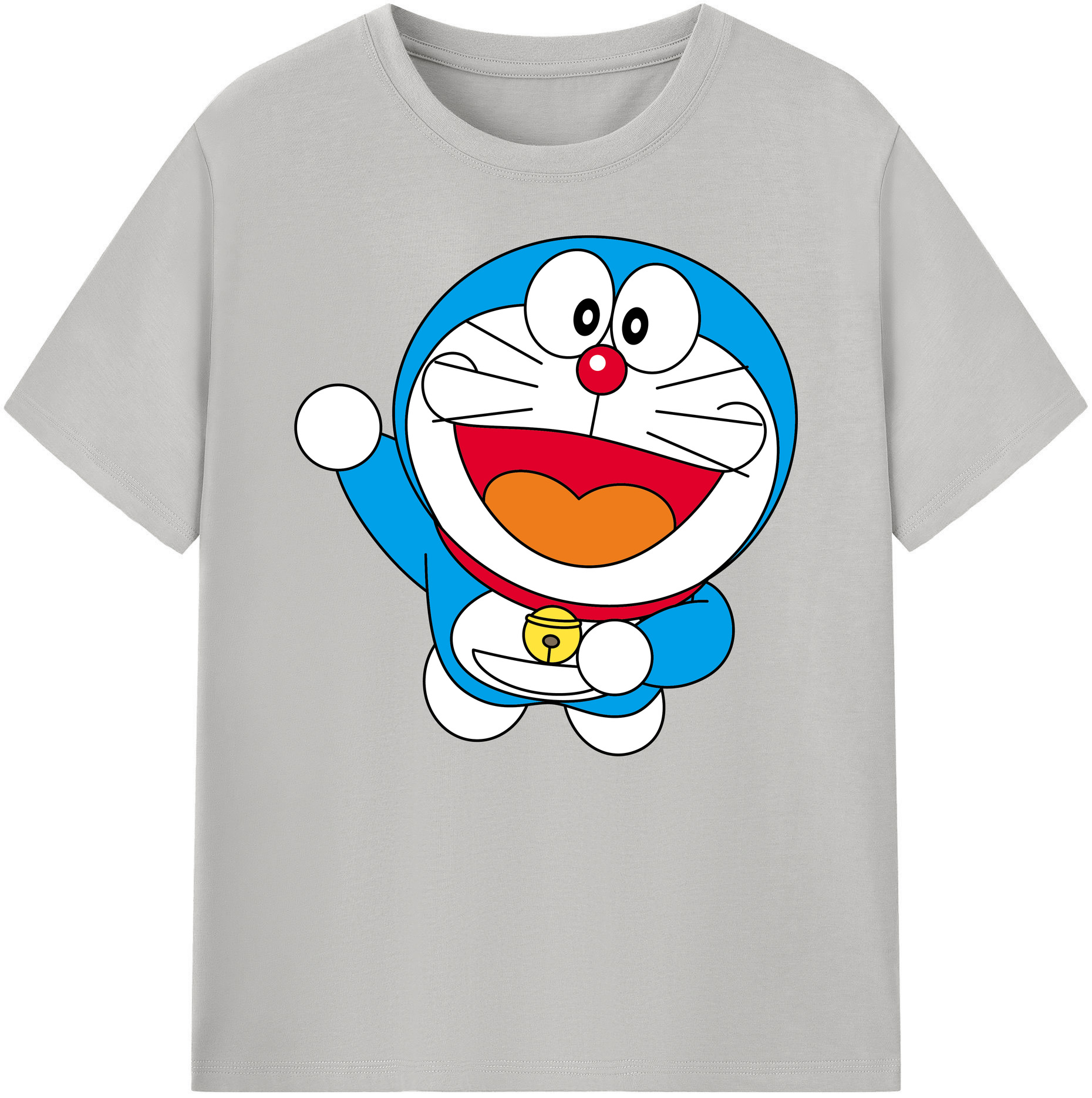 （画像用） ドラえもん Doraemon 綿100％ メンズ半袖Tシャツ｜肌触りやわらか＆通気性