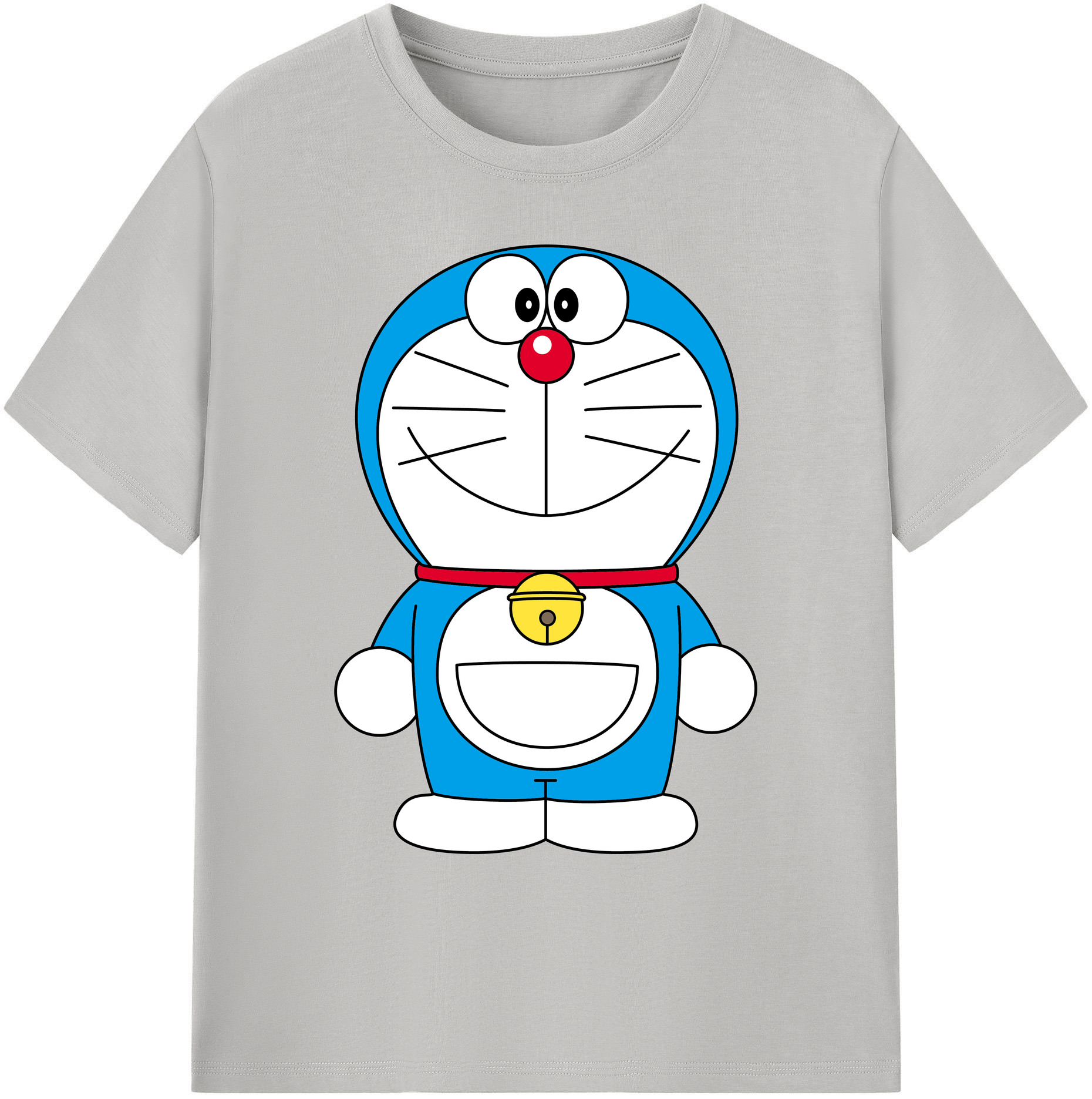 （画像用） ドラえもん Doraemon 綿100％ メンズ半袖Tシャツ｜肌触りやわらか＆通気性