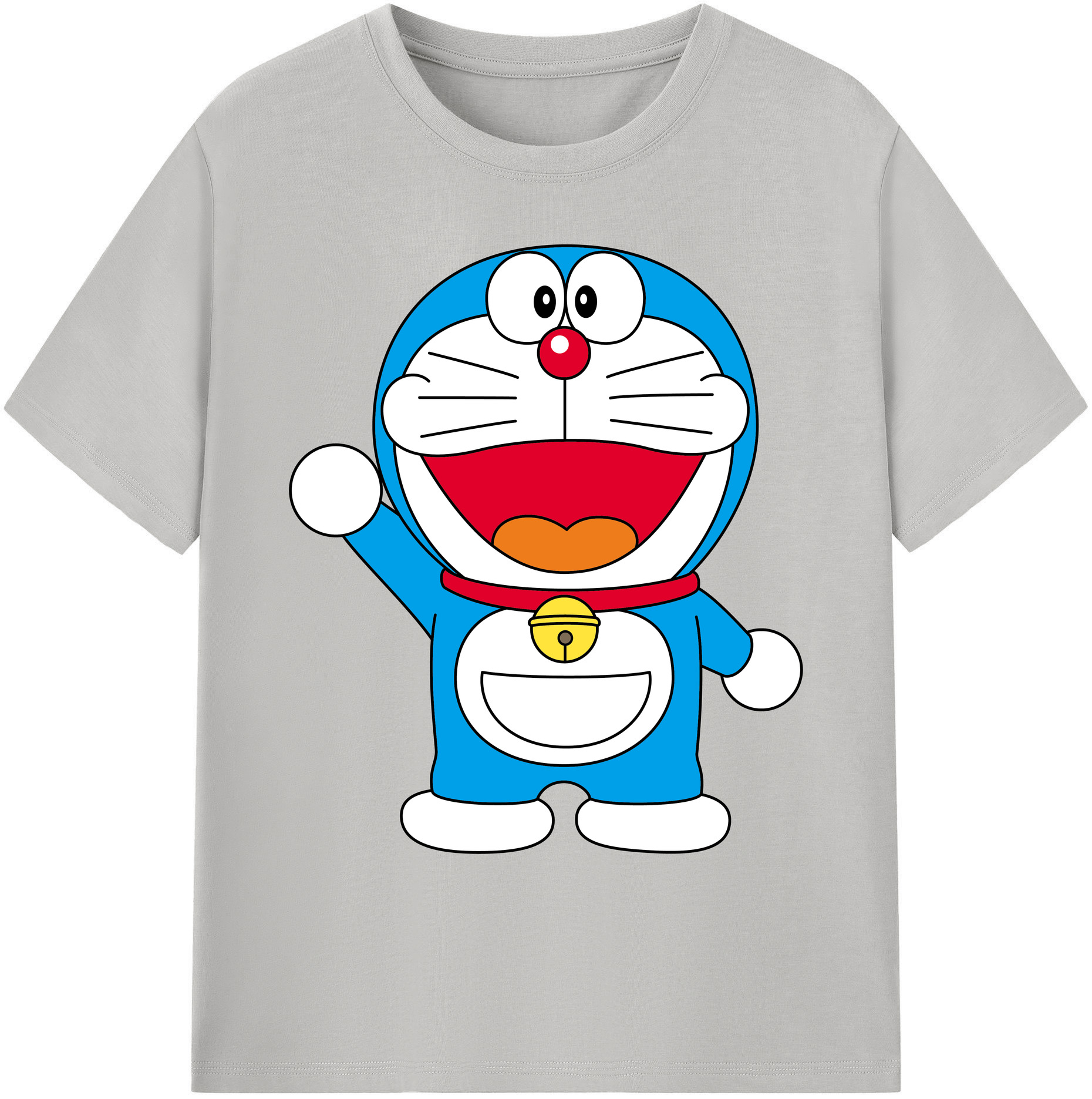（画像用） ドラえもん Doraemon 綿100％ メンズ半袖Tシャツ｜肌触りやわらか＆通気性