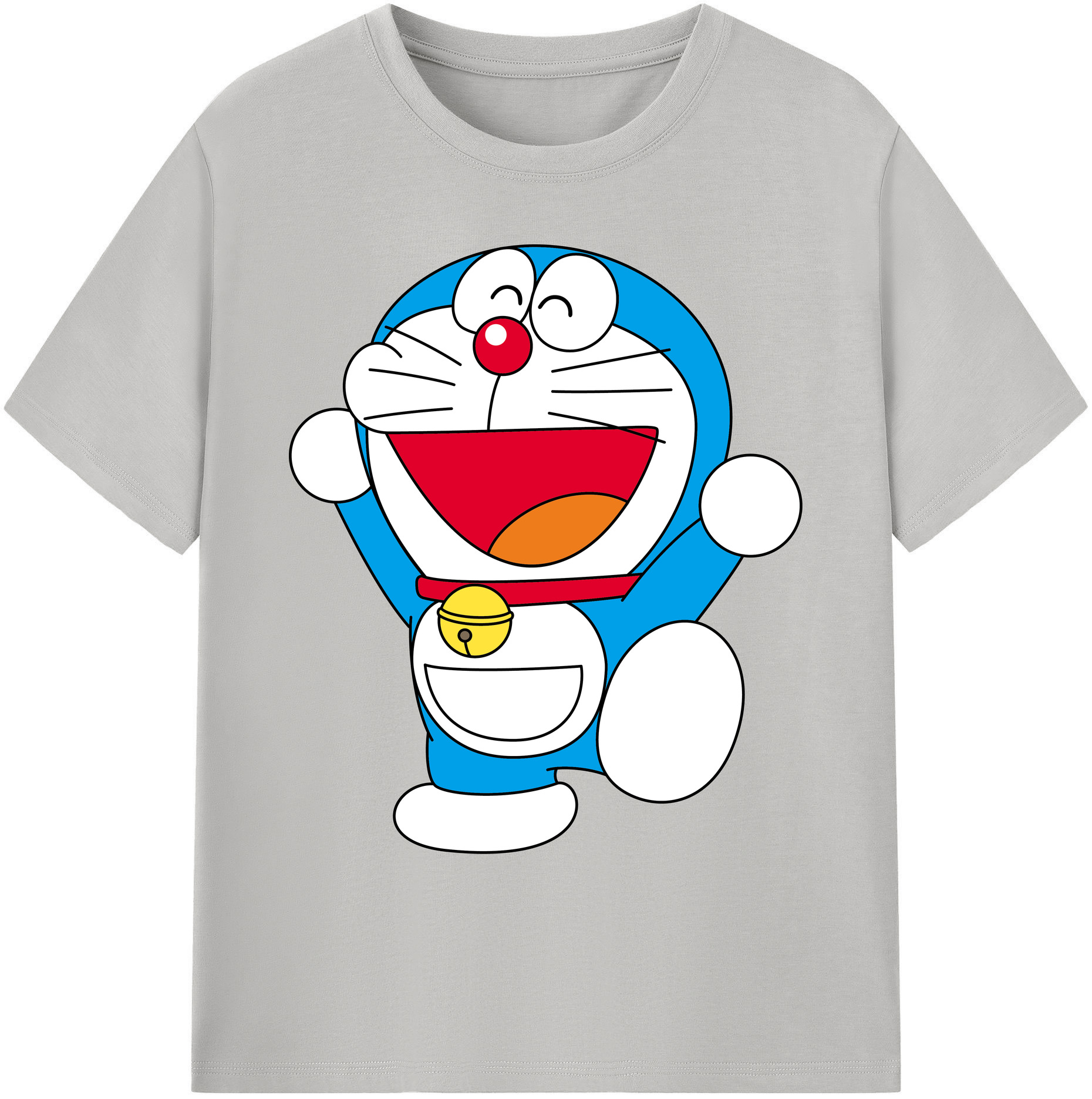 （画像用） ドラえもん Doraemon 綿100％ メンズ半袖Tシャツ｜肌触りやわらか＆通気性