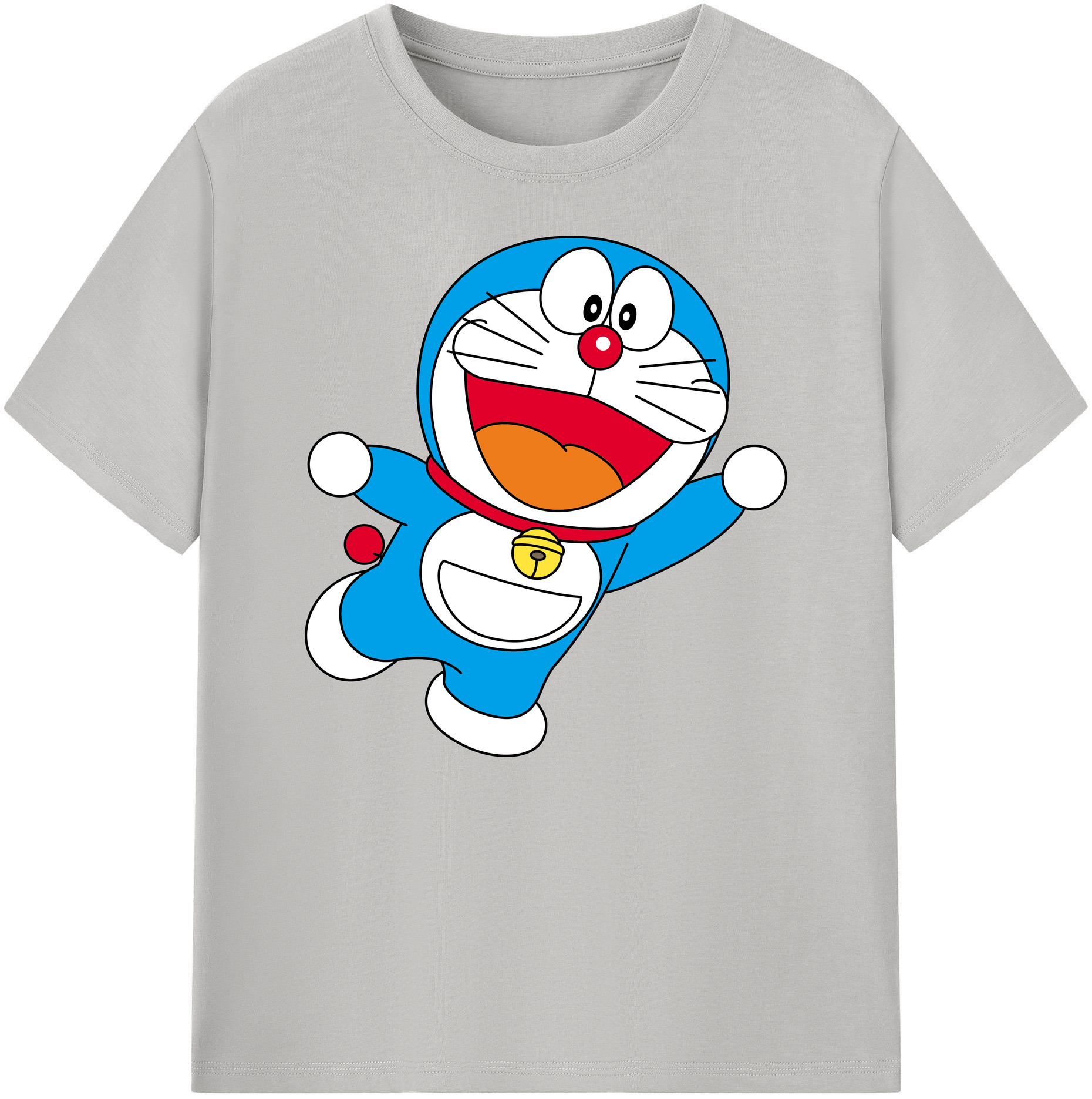 （画像用） ドラえもん Doraemon 綿100％ メンズ半袖Tシャツ｜肌触りやわらか＆通気性