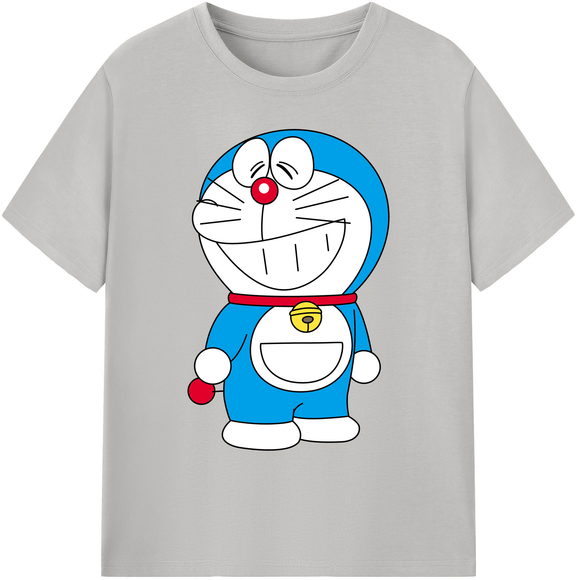 （画像用） ドラえもん Doraemon 綿100％ メンズ半袖Tシャツ｜肌触りやわらか＆通気性