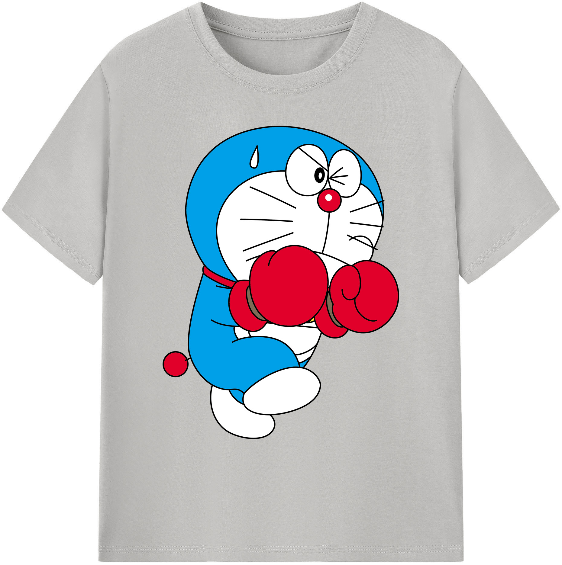 （画像用） ドラえもん Doraemon 綿100％ メンズ半袖Tシャツ｜肌触りやわらか＆通気性